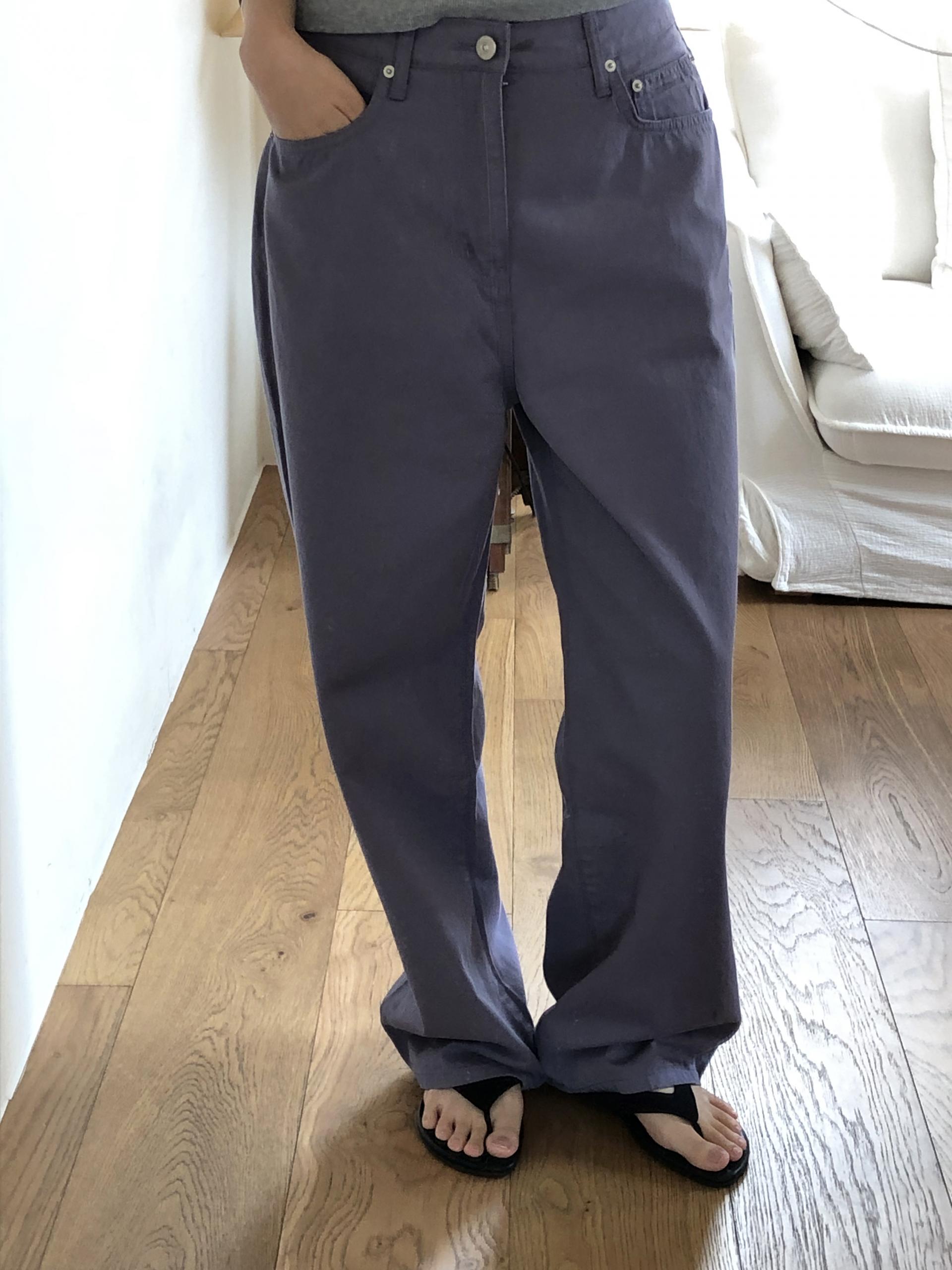 Log cotton denim