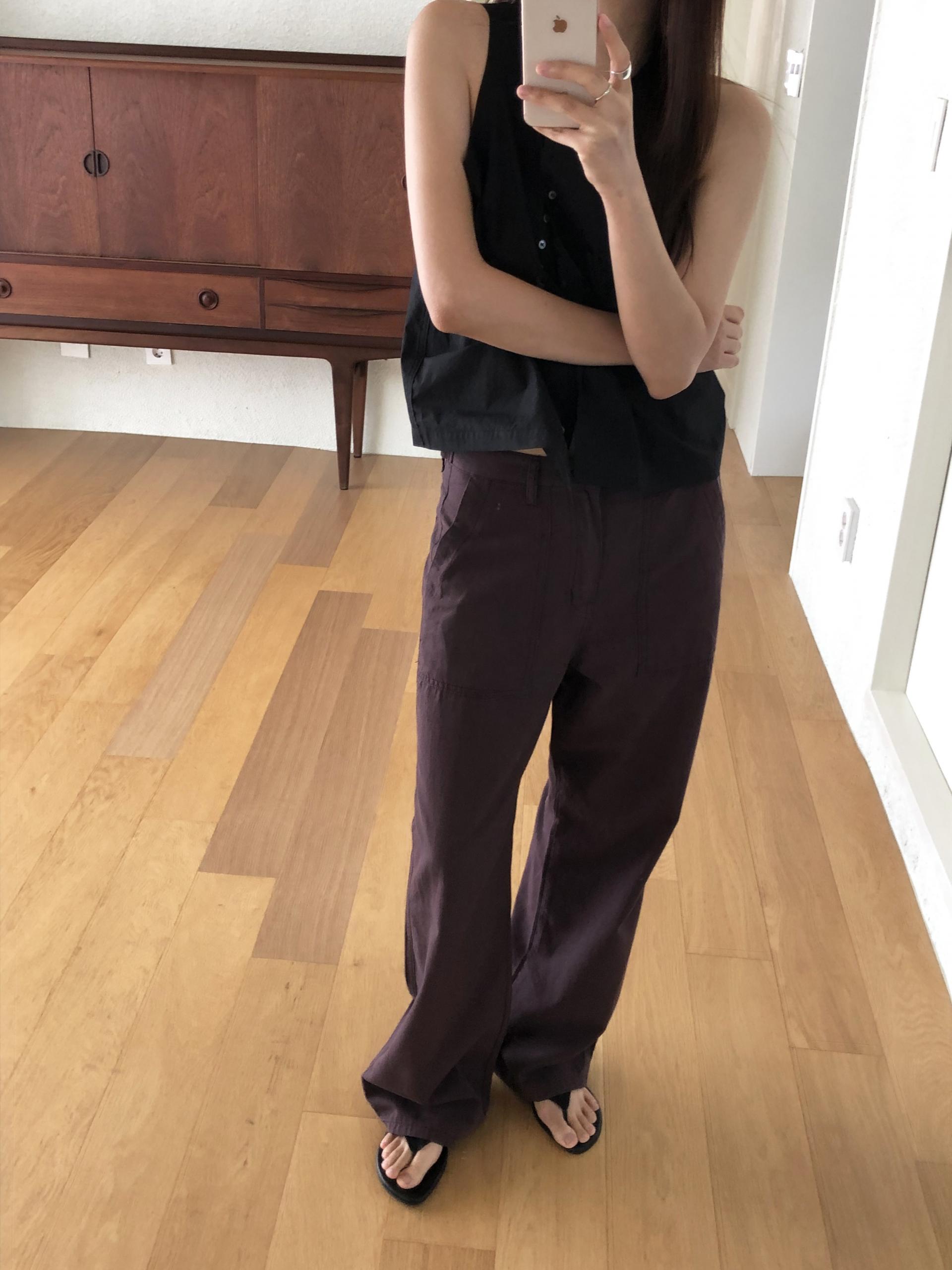 Mode buckle pants