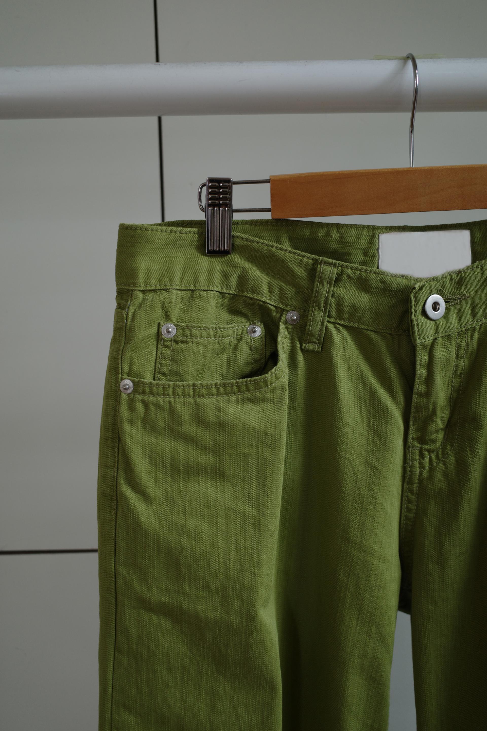 Matcha slub jean