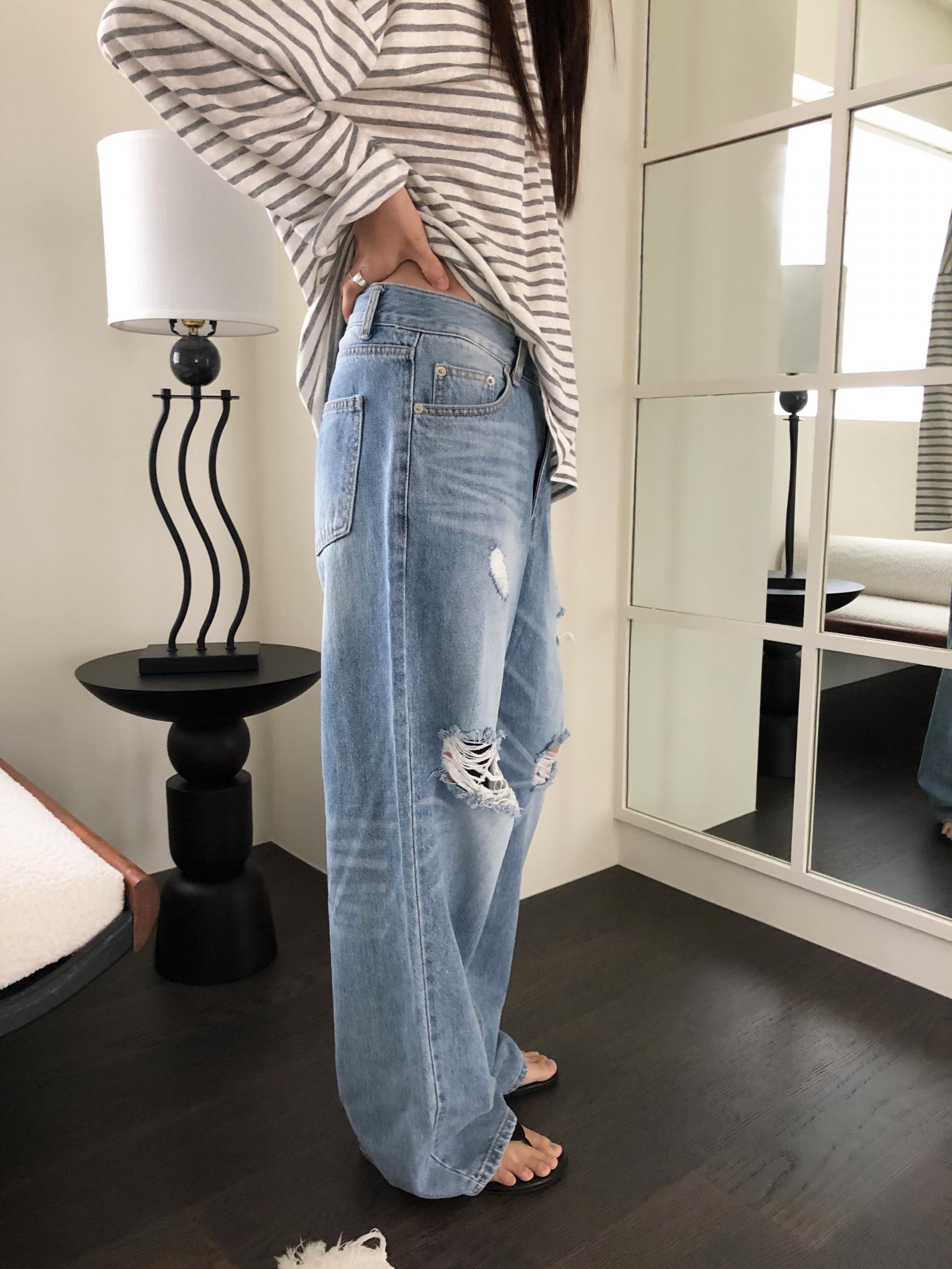 Raw overfit denim