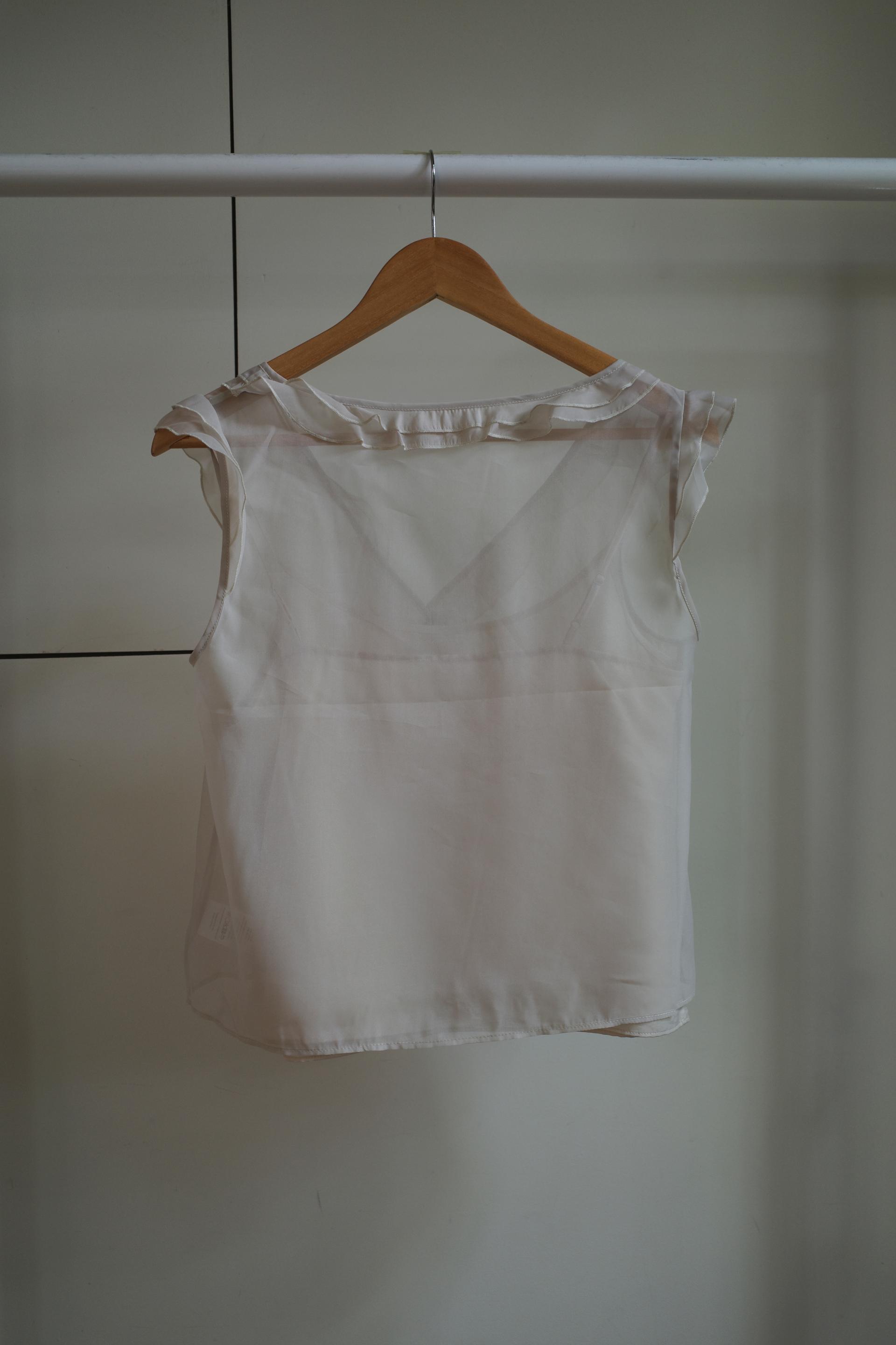Peach blouse