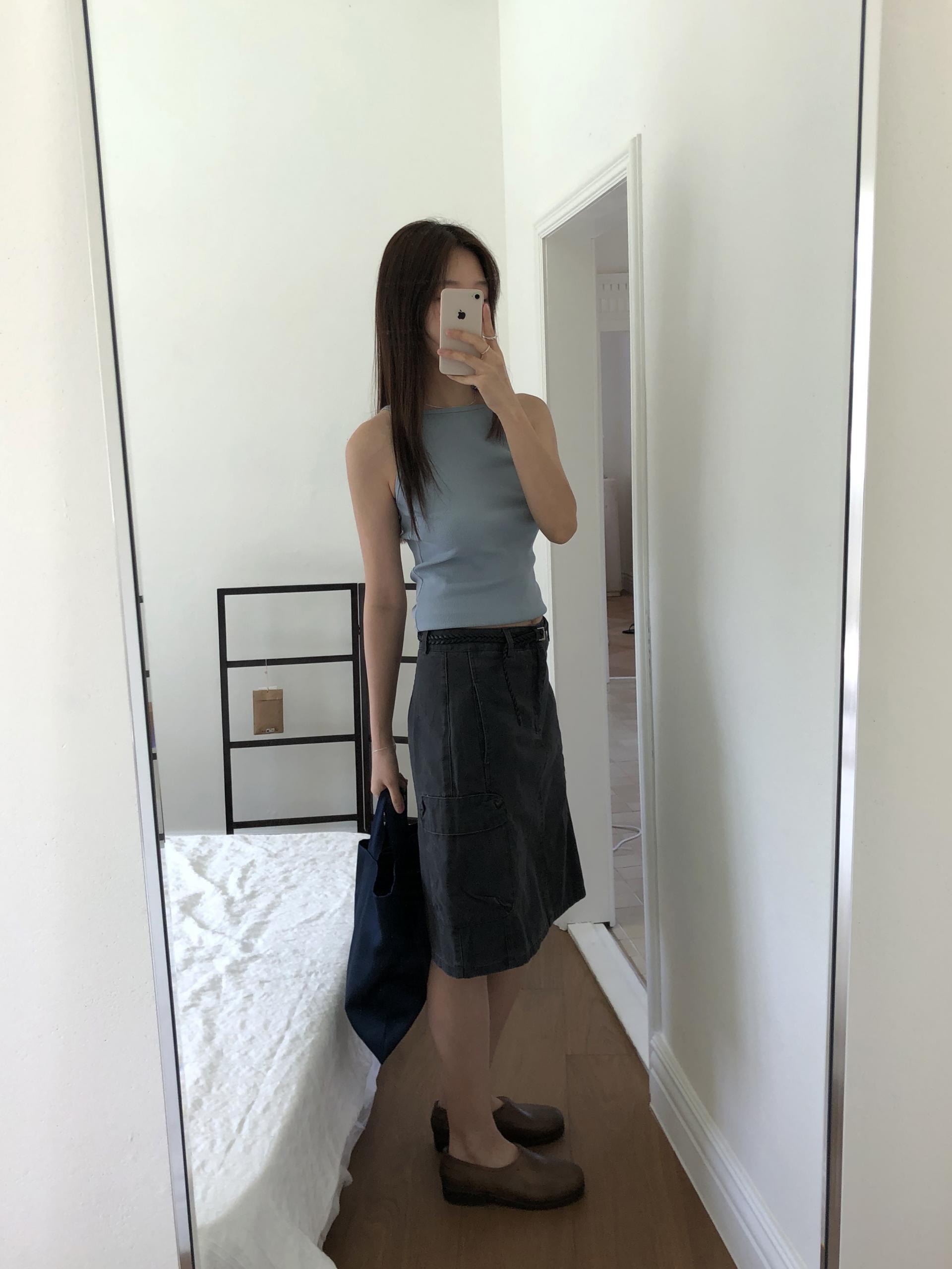 Cargo half skirt