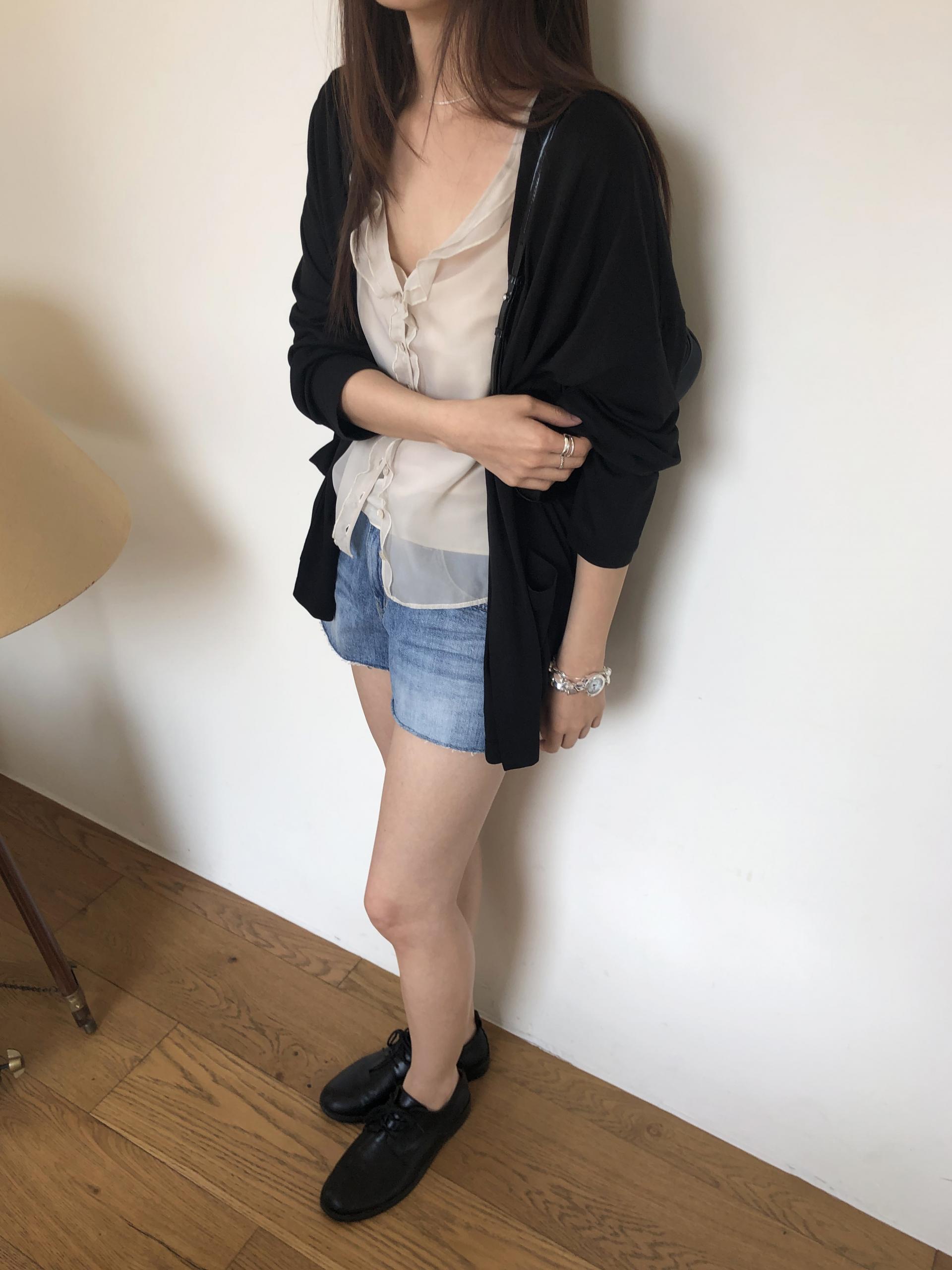 Peach blouse