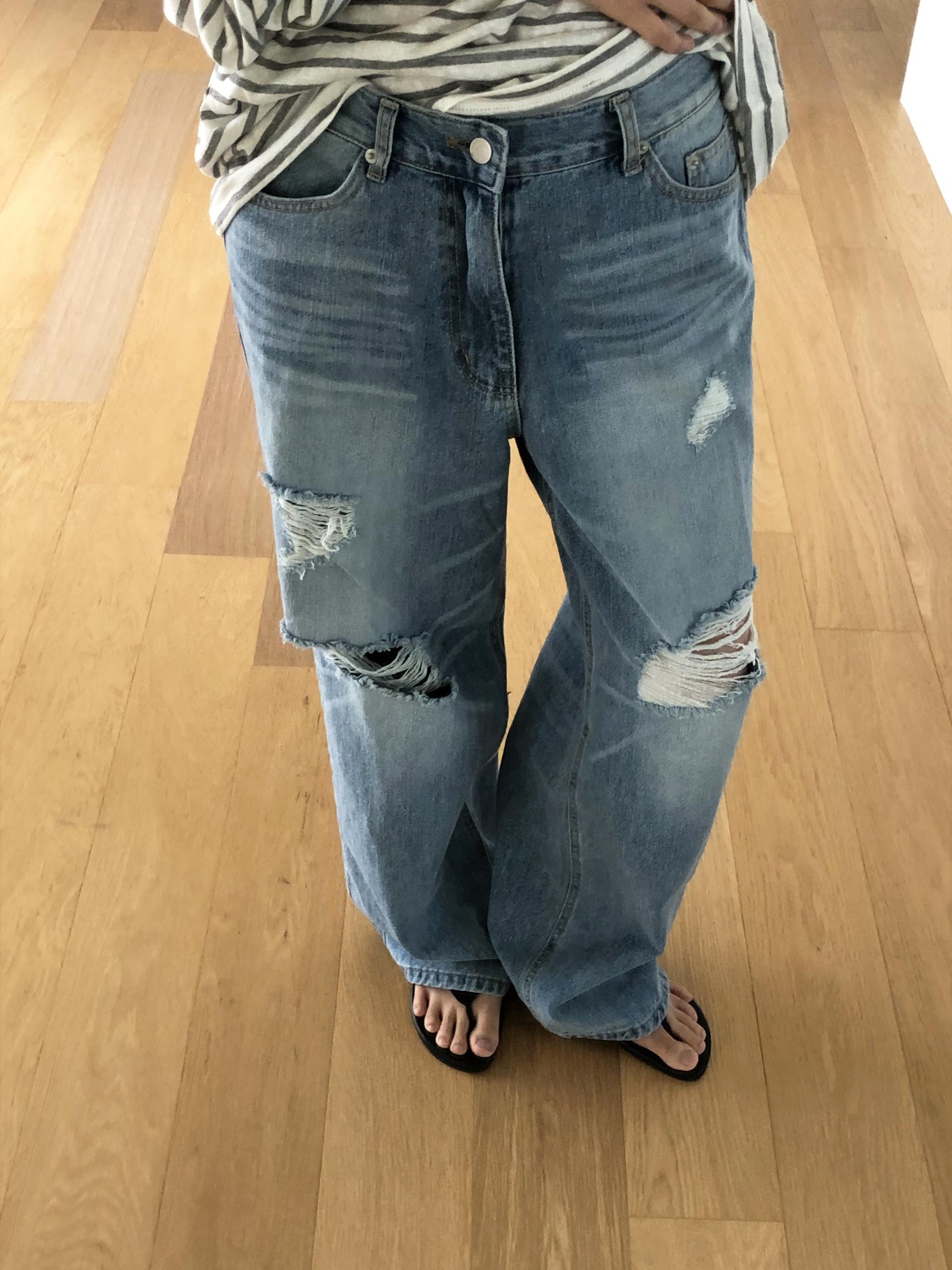 Raw overfit denim