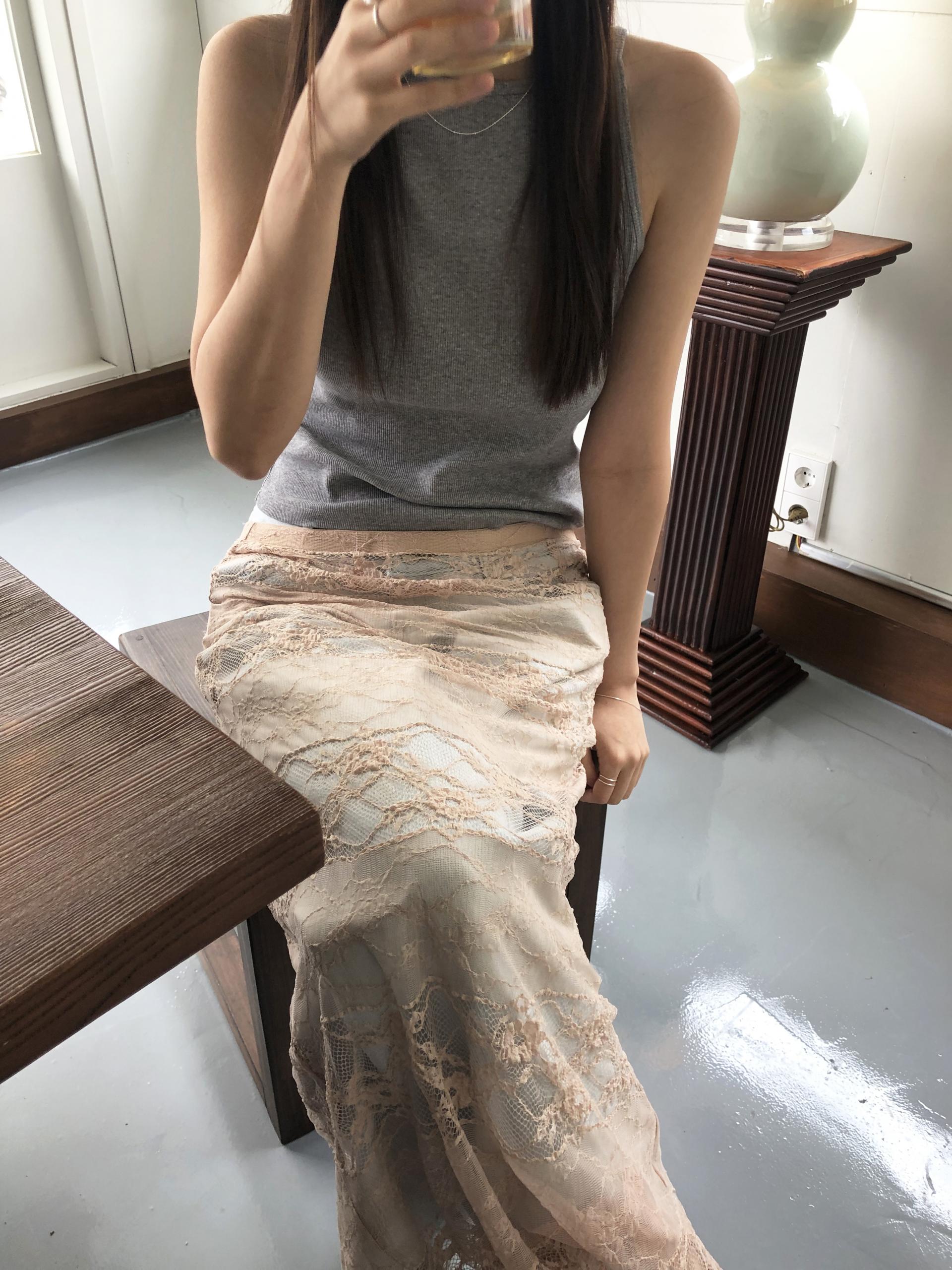 Lottie lace skirt