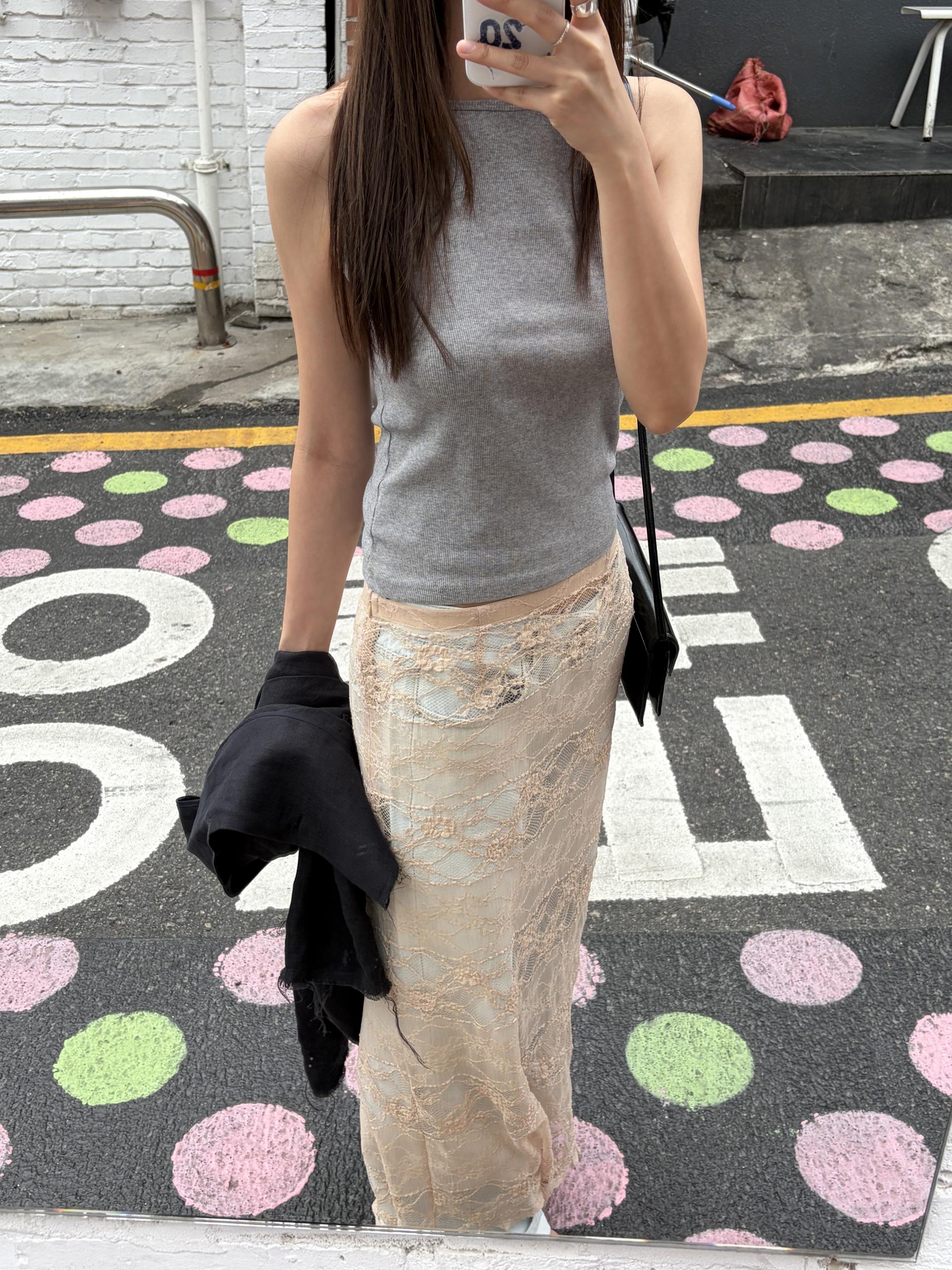 Lottie lace skirt