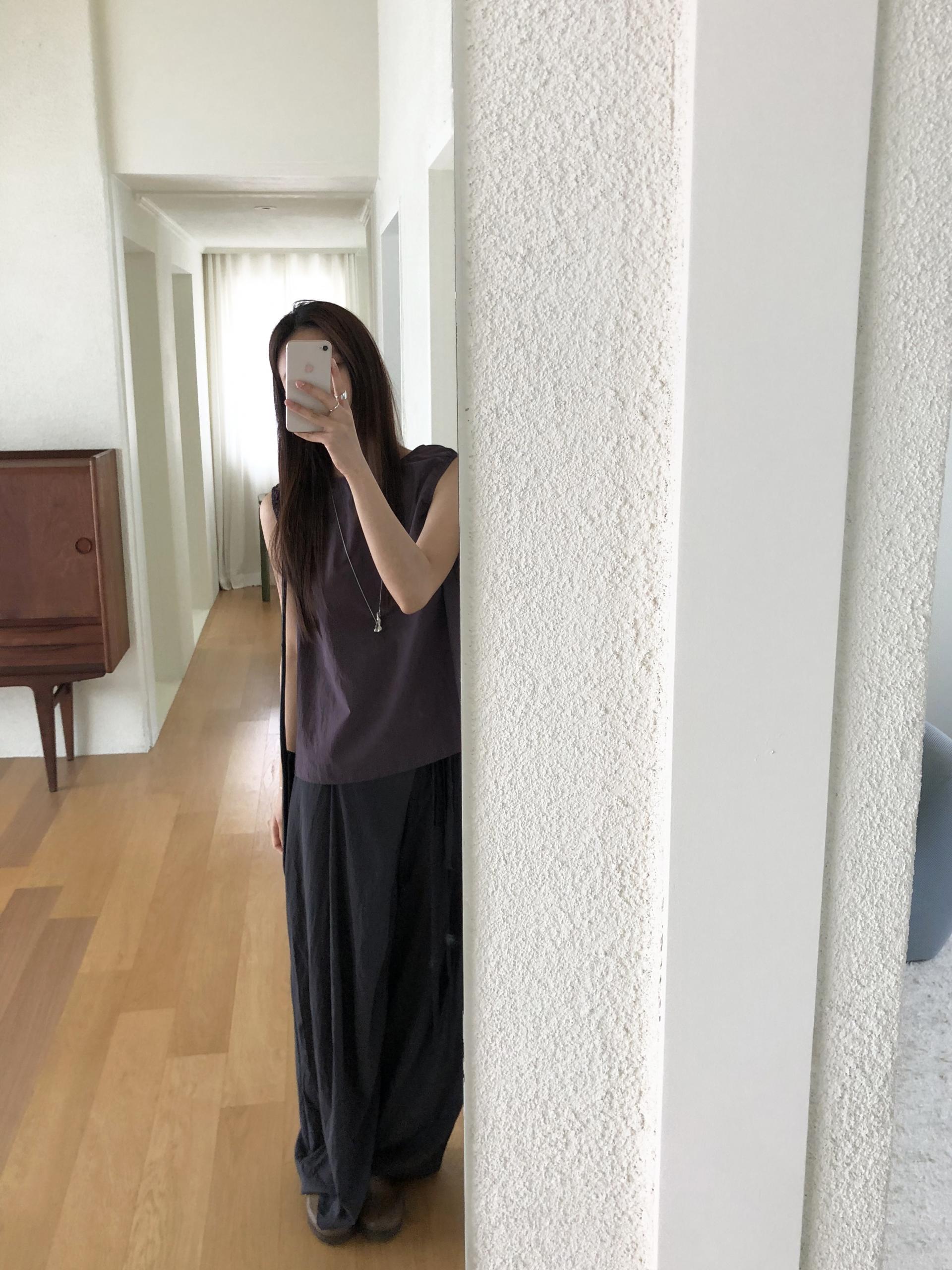 Wide wrap pants