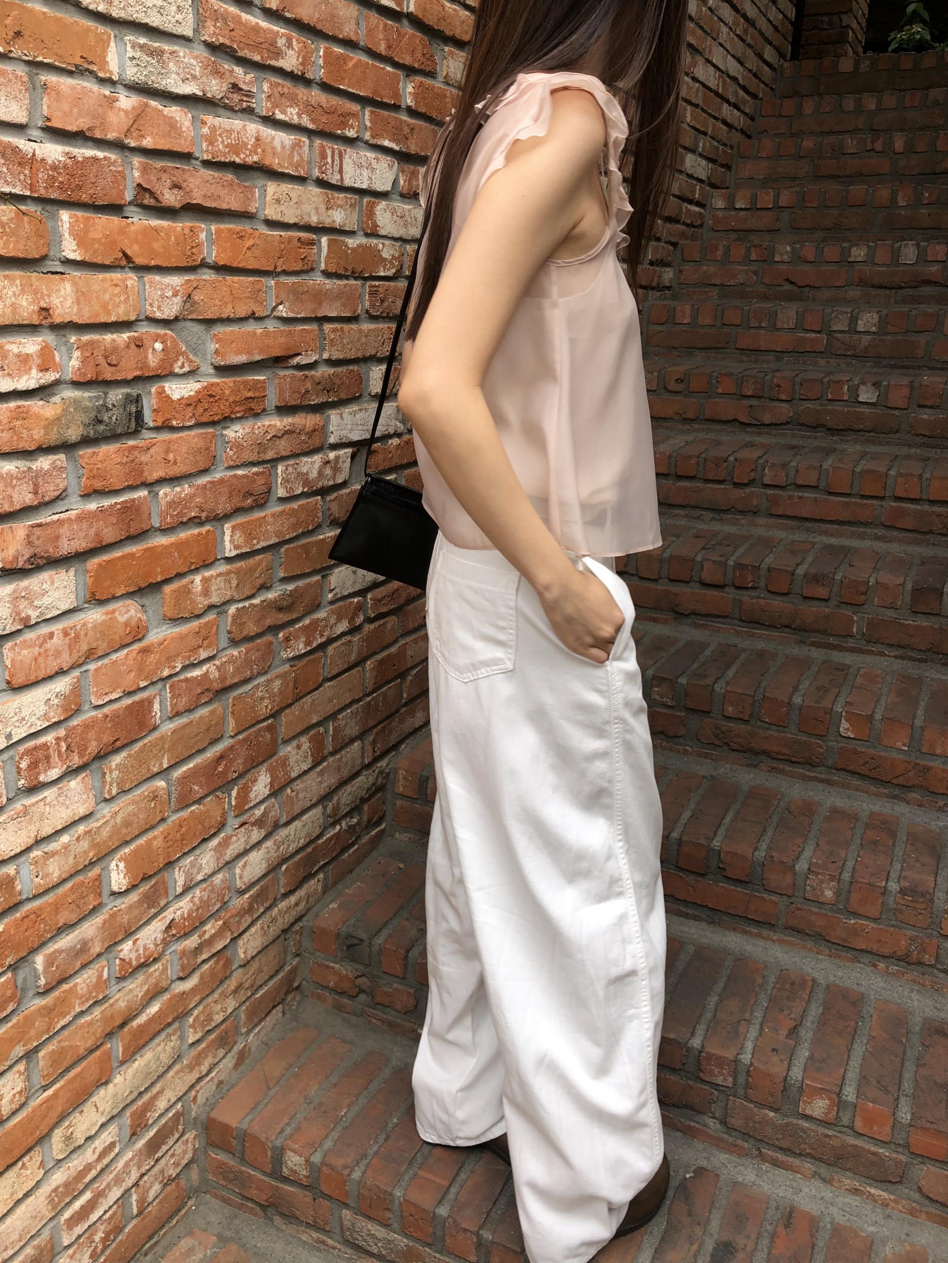 Peach blouse