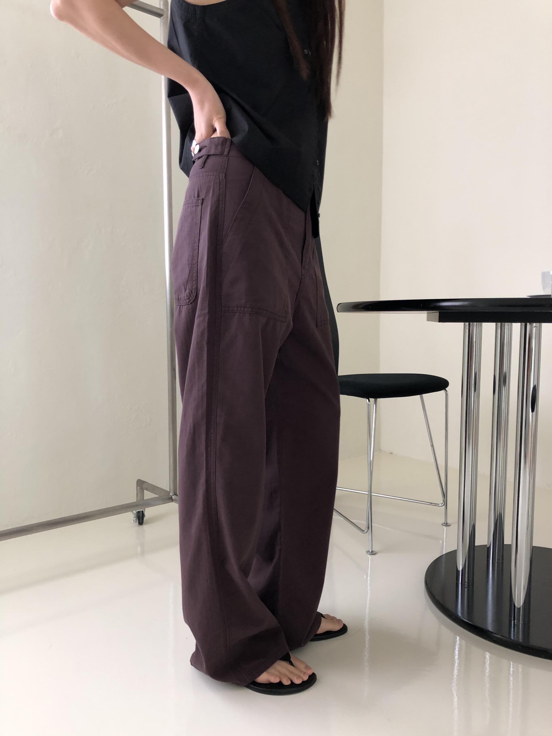 Mode buckle pants