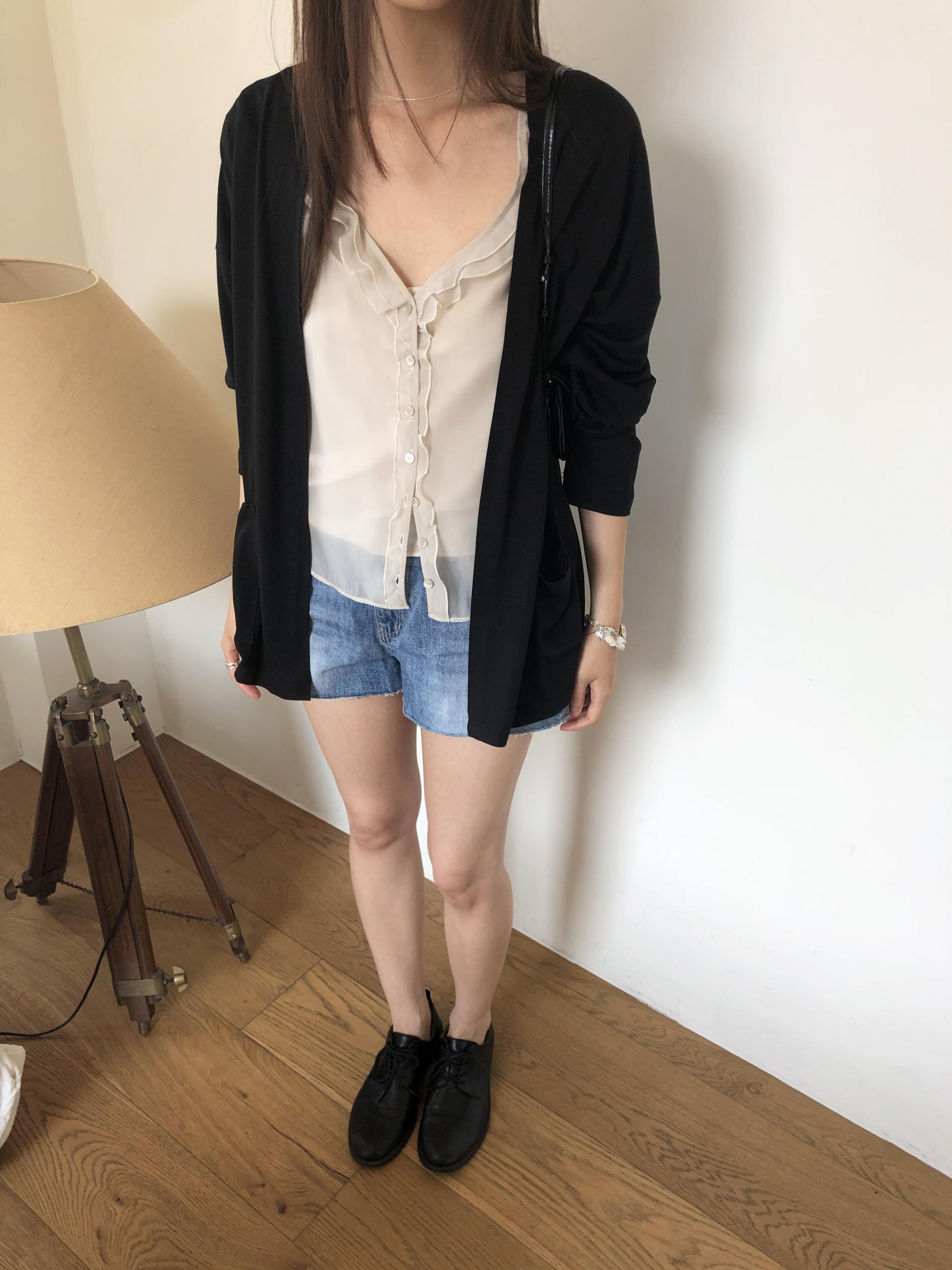 Peach blouse