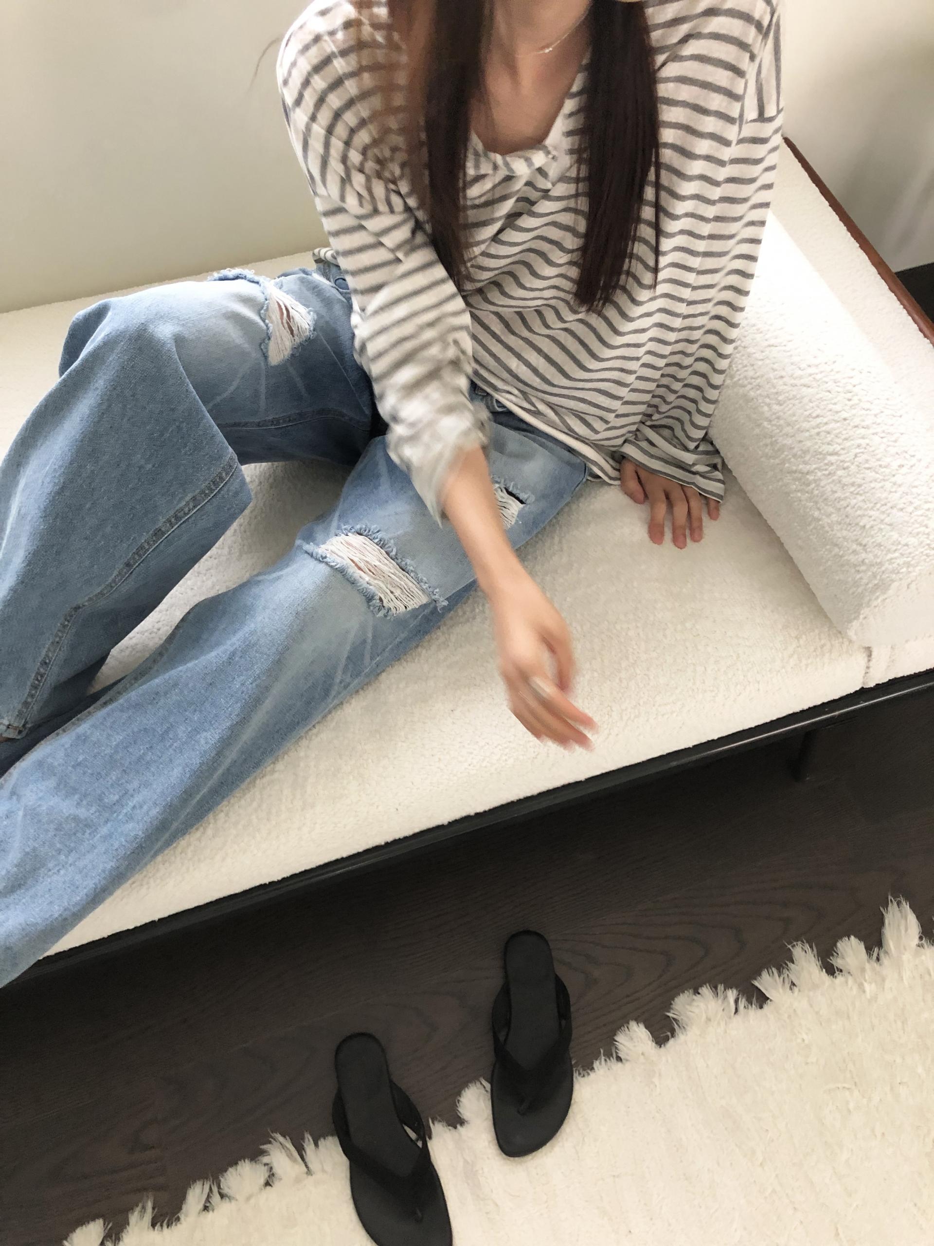 Raw overfit denim