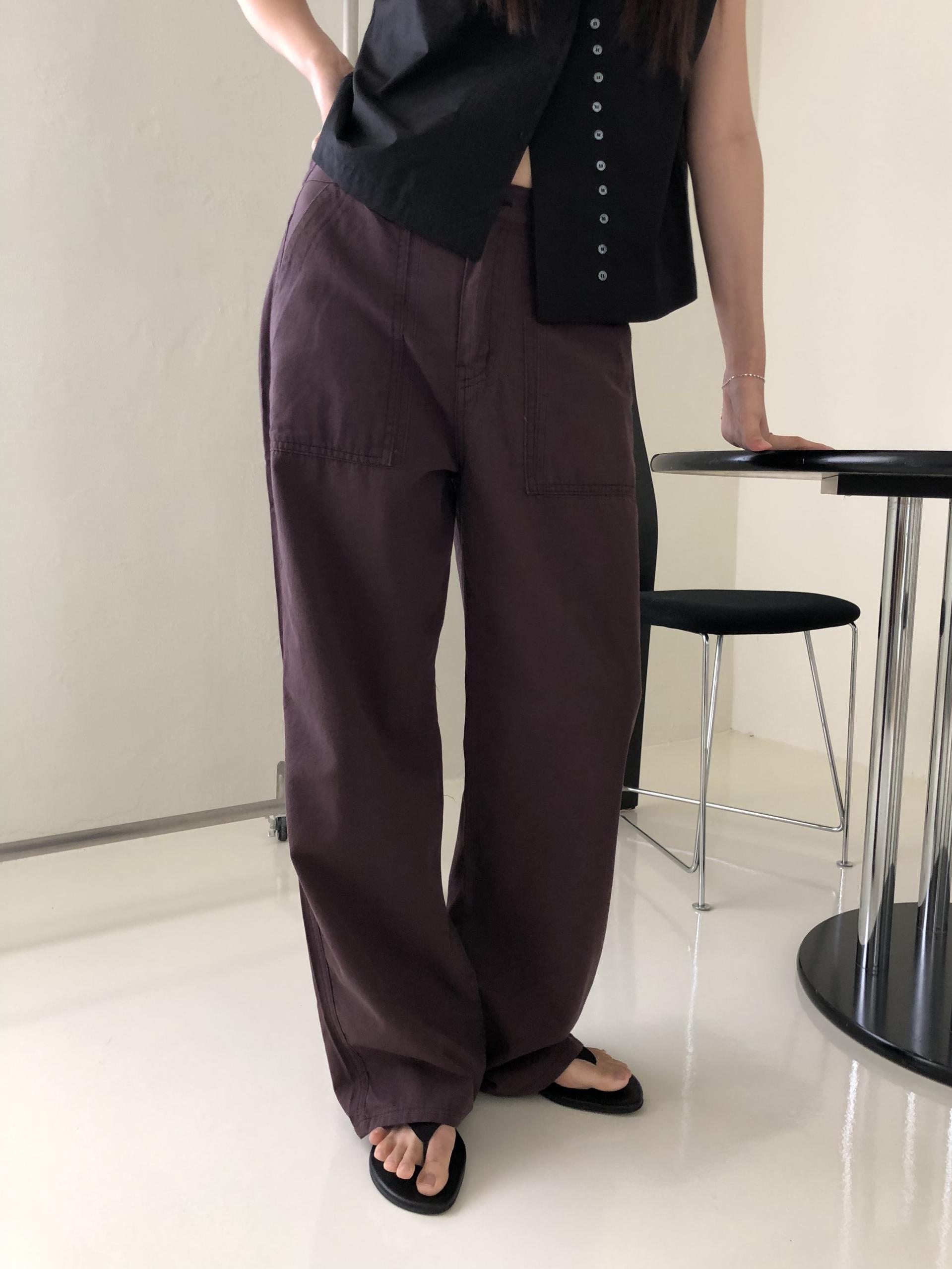 Mode buckle pants