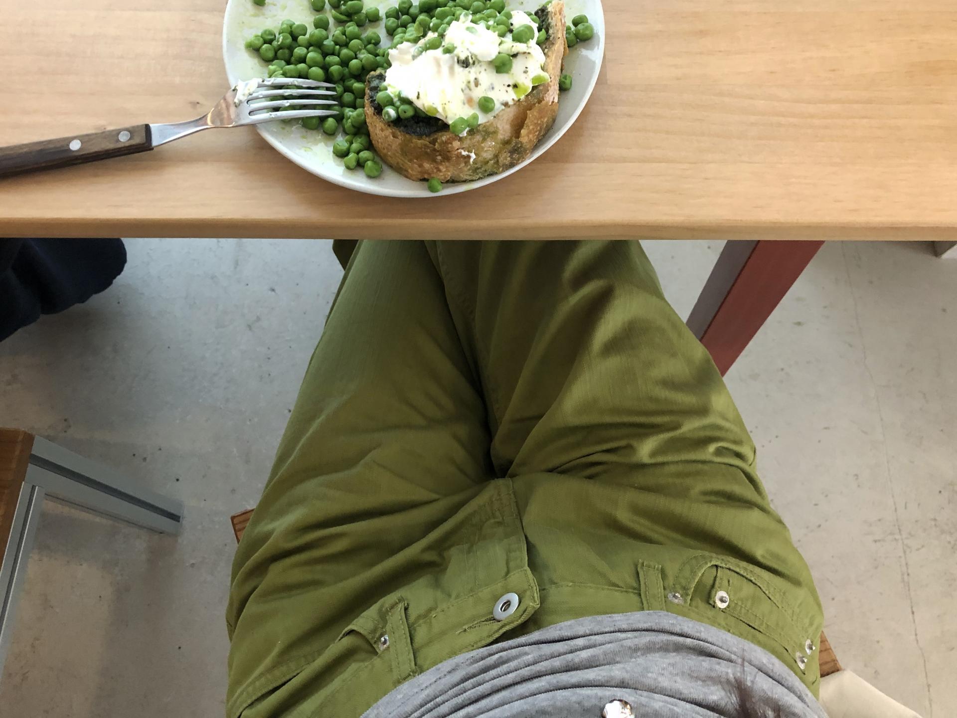 Matcha slub jean
