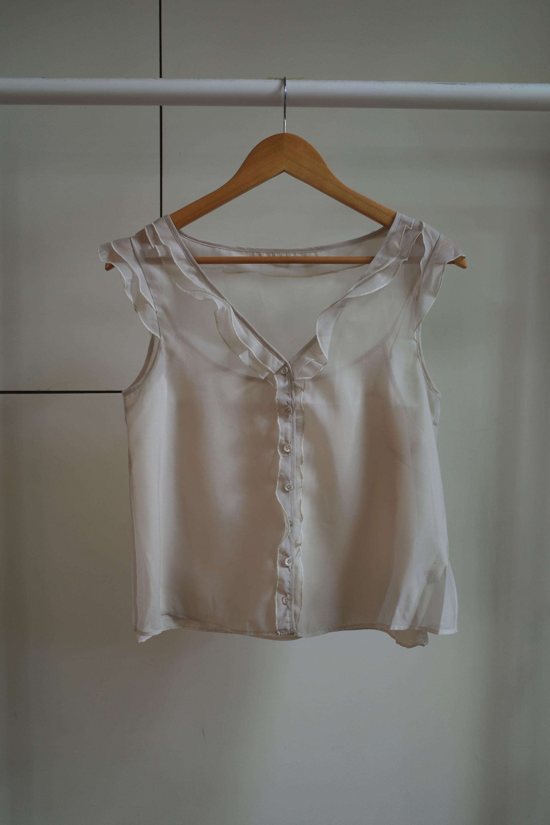 Peach blouse