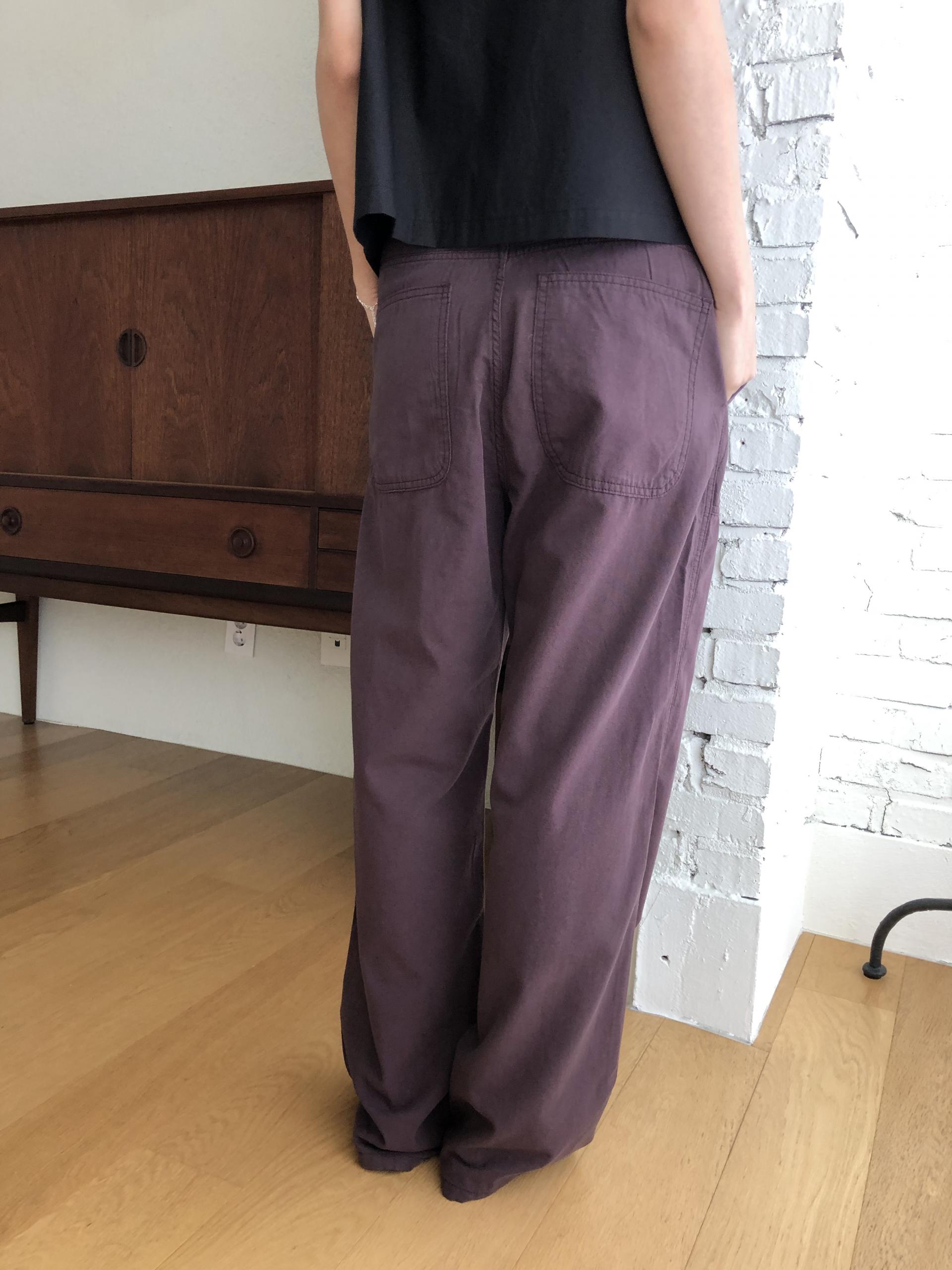 Mode buckle pants