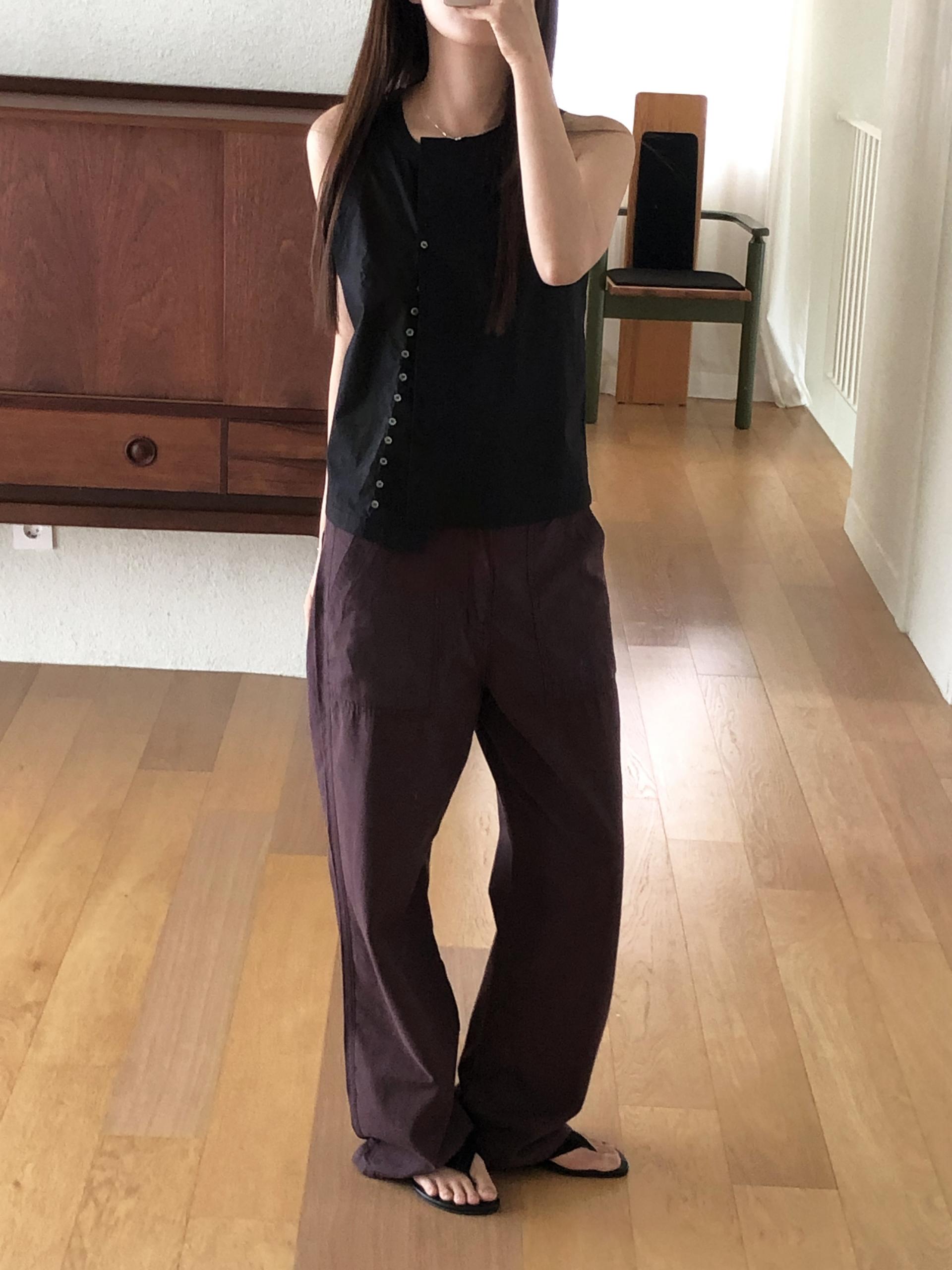 Mode buckle pants