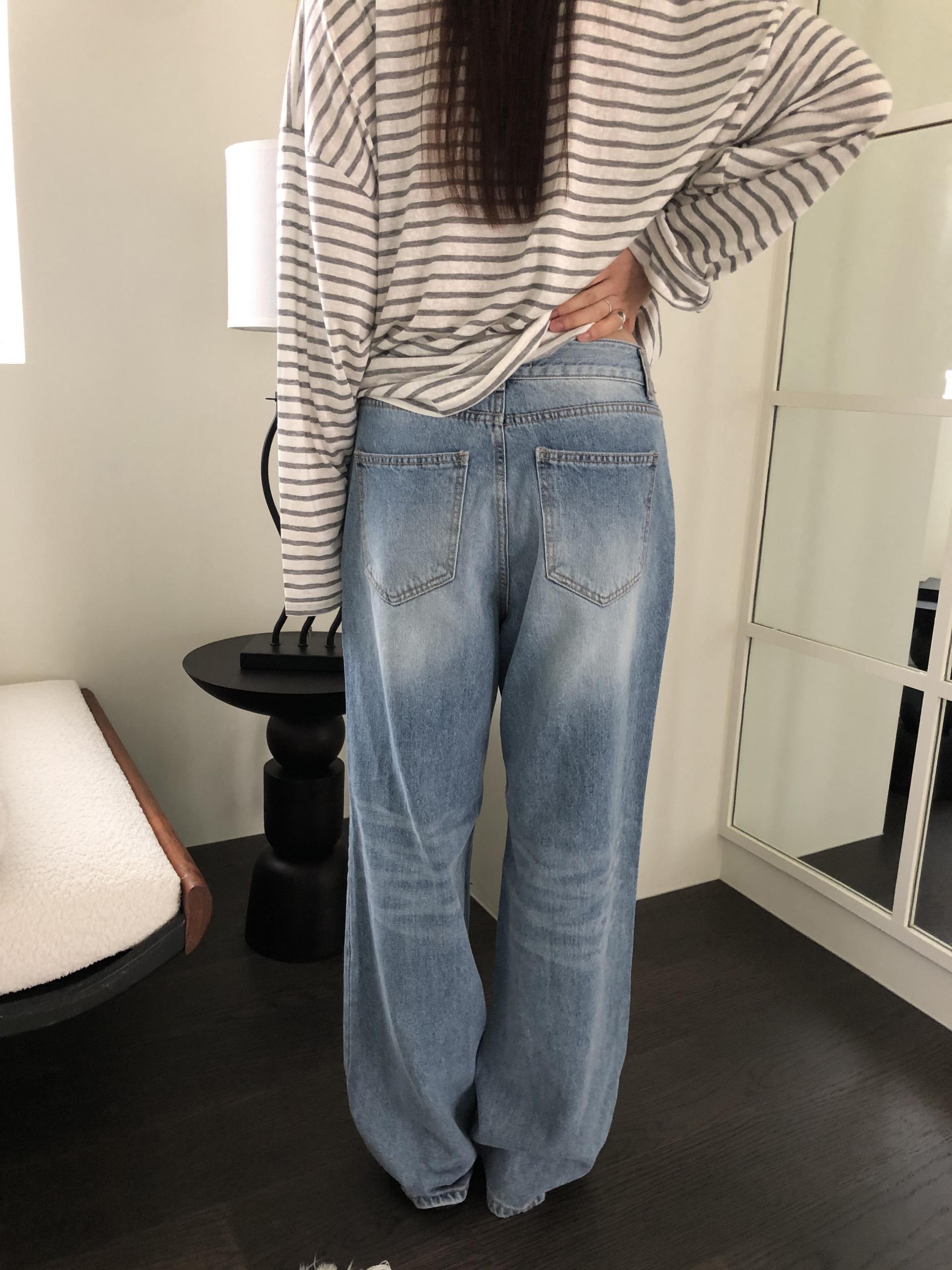 Raw overfit denim