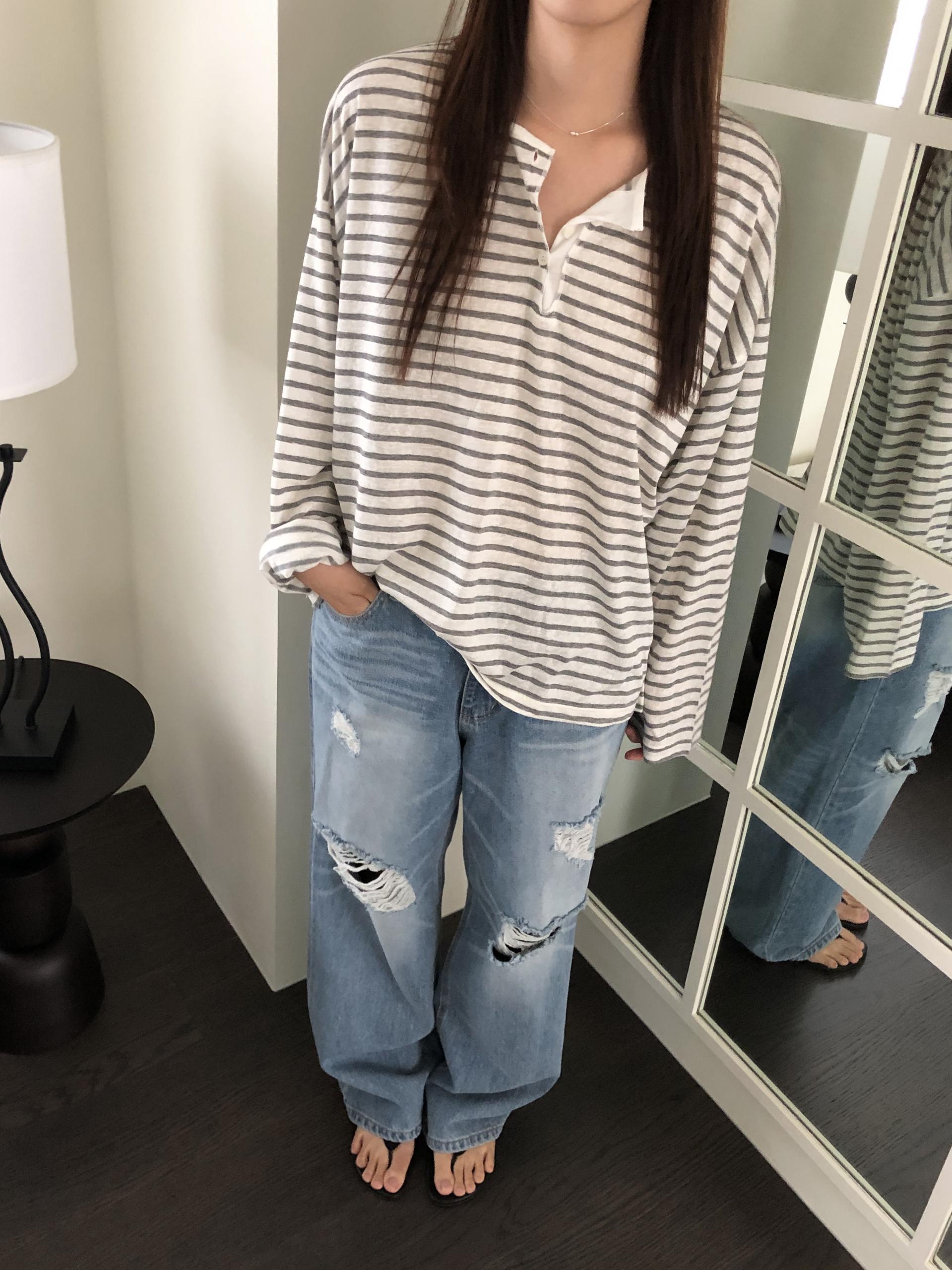 Raw overfit denim