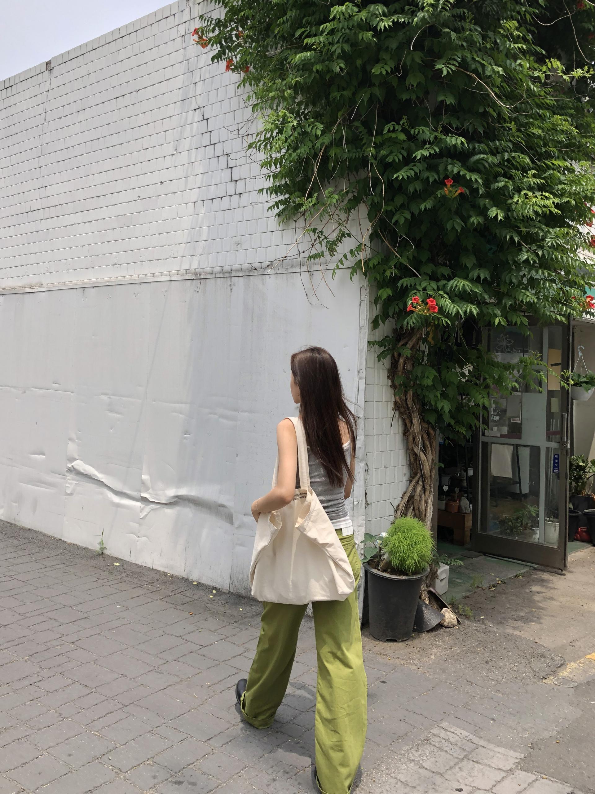 Matcha slub jean