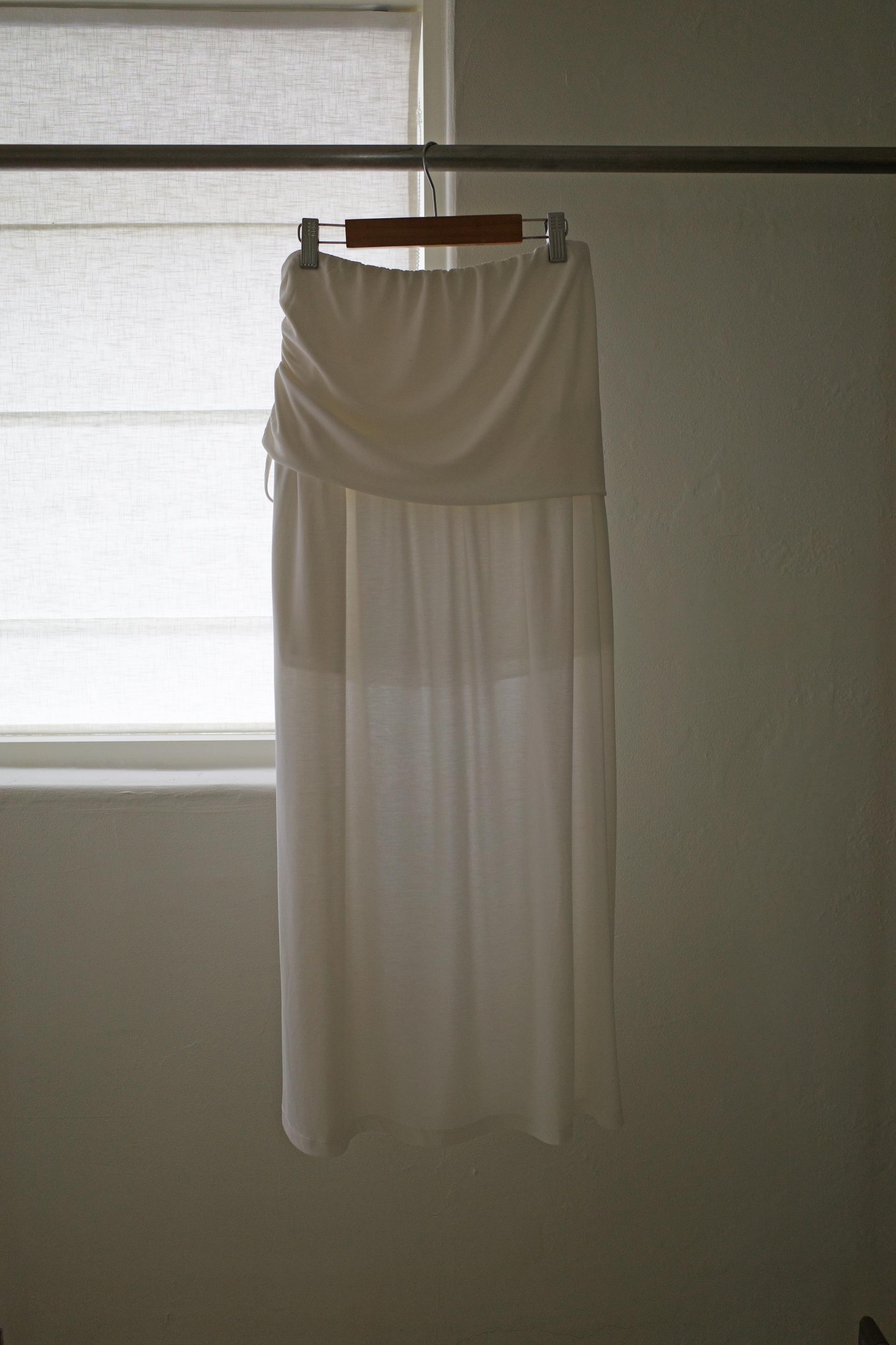 Modal shirring skirt