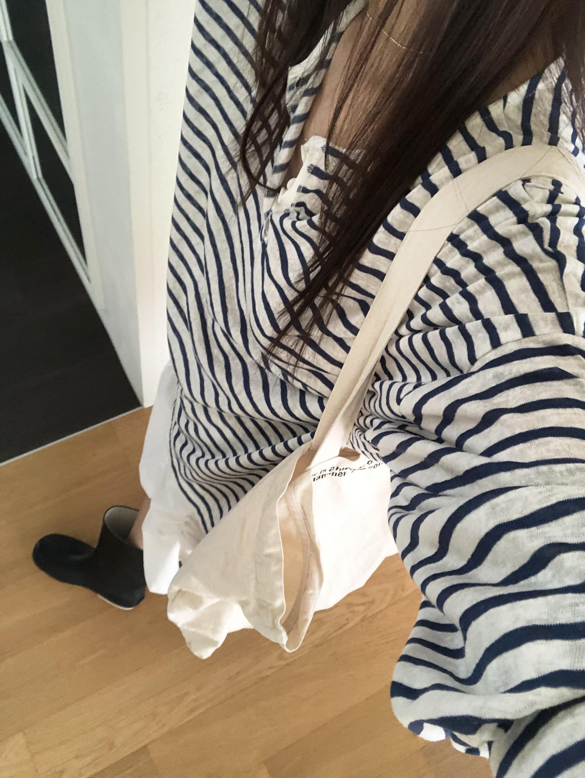 Loose stripe T