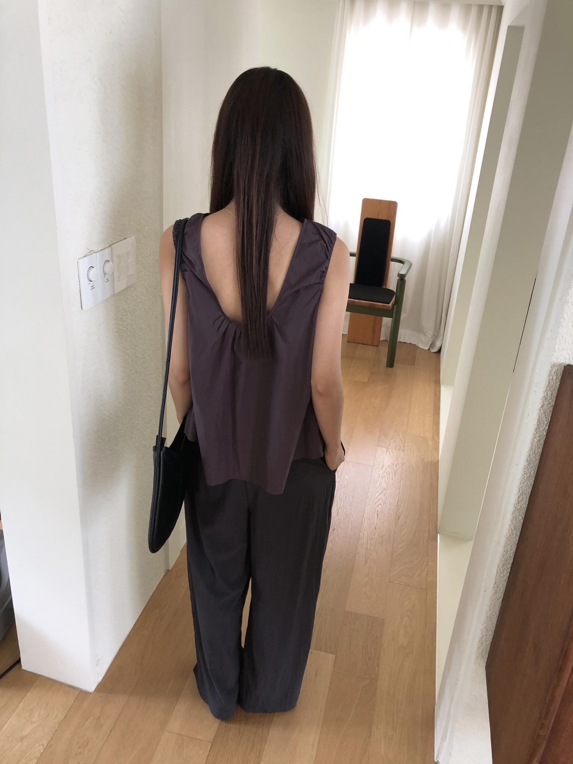 Wide wrap pants