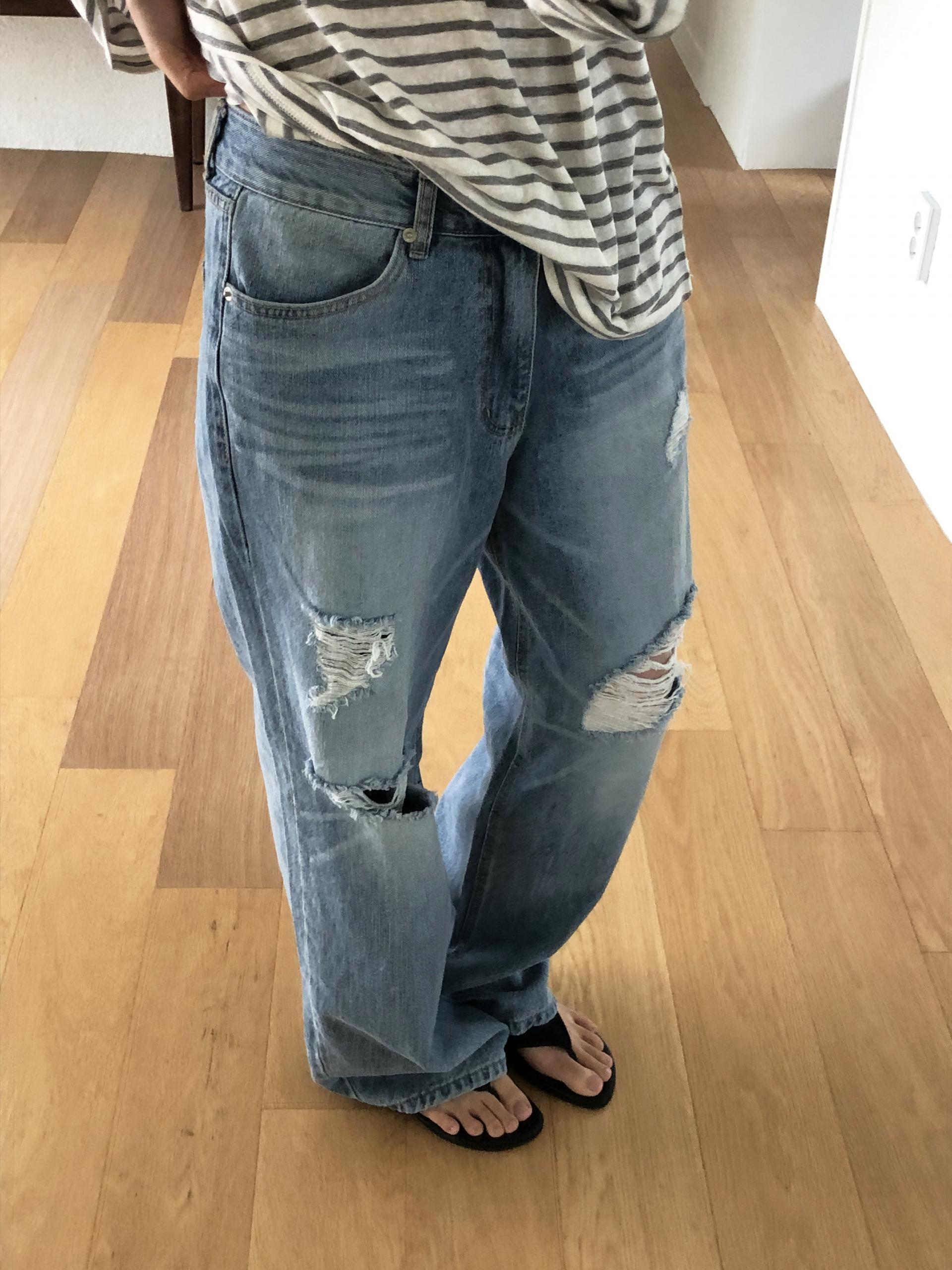Raw overfit denim