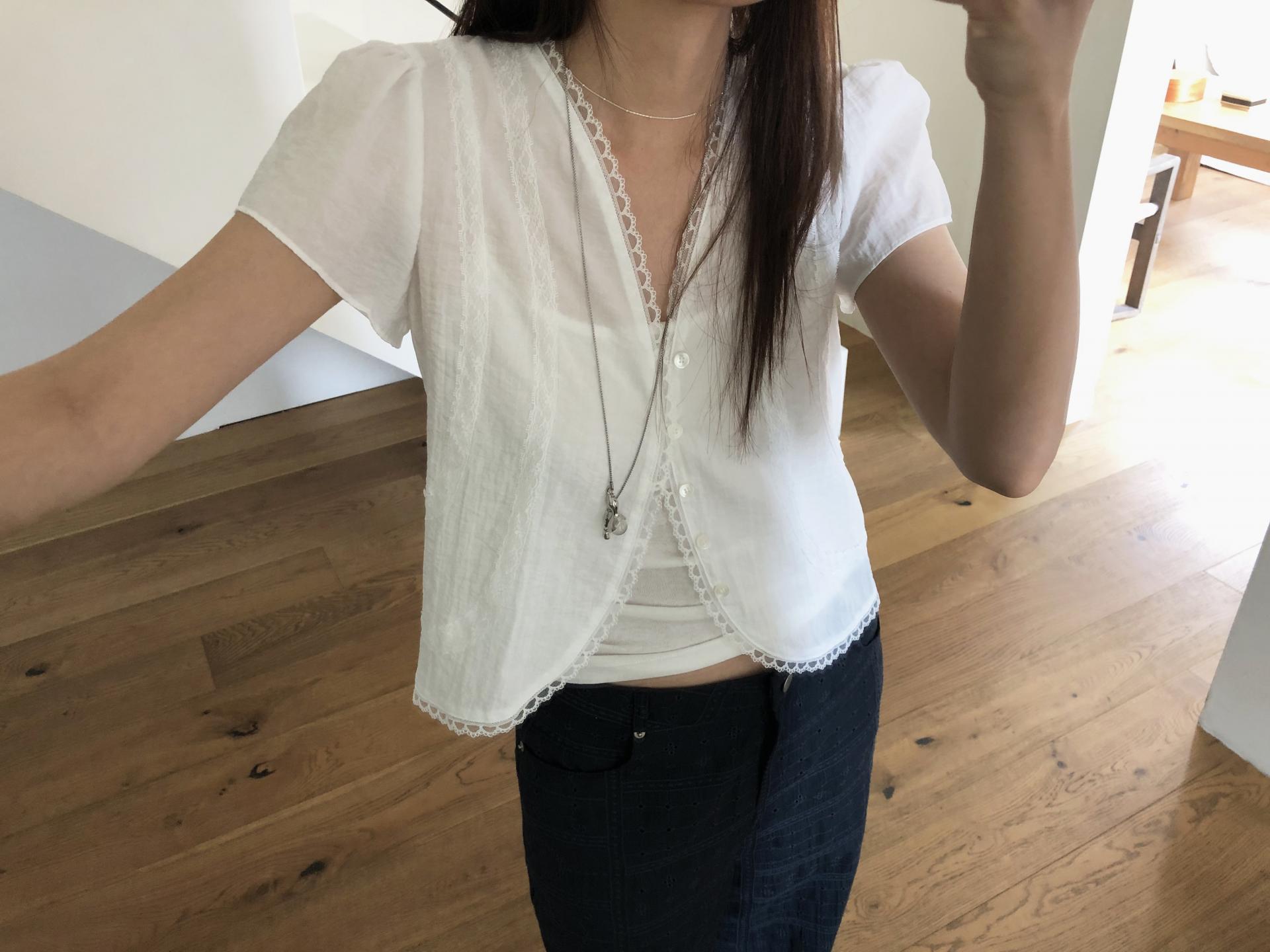 Eyelet pants