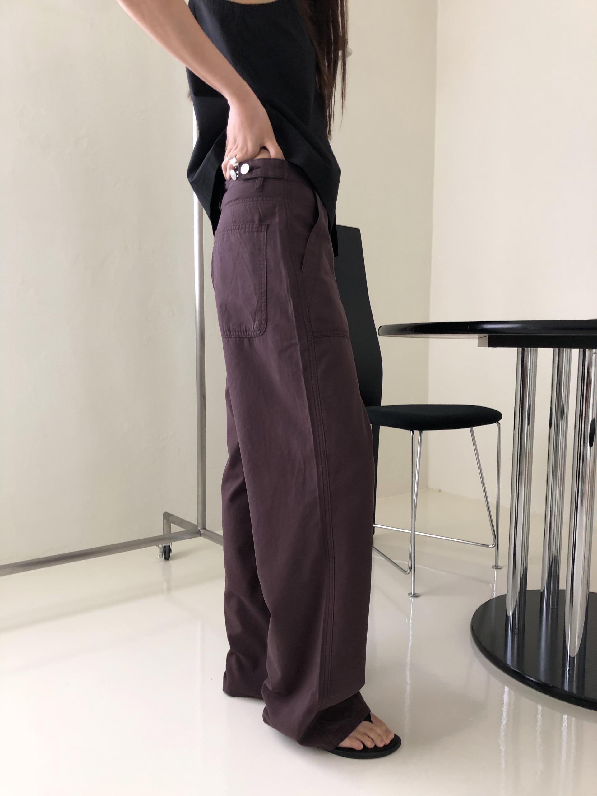 Mode buckle pants