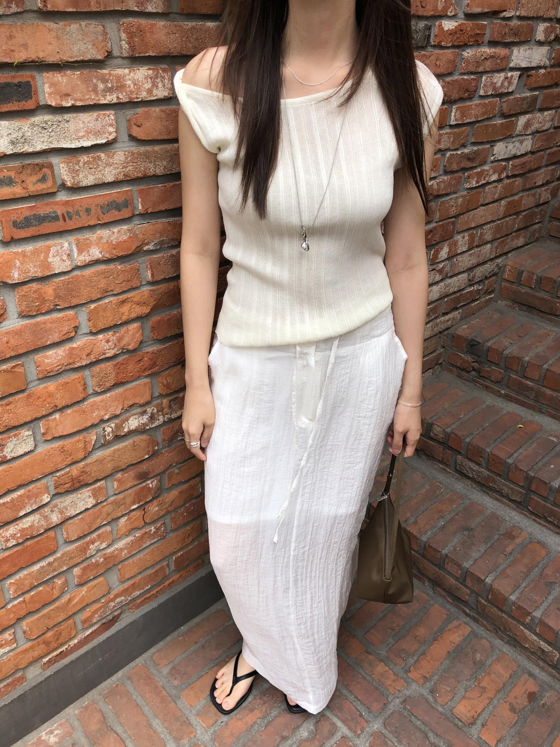 Veil wrinkle skirt