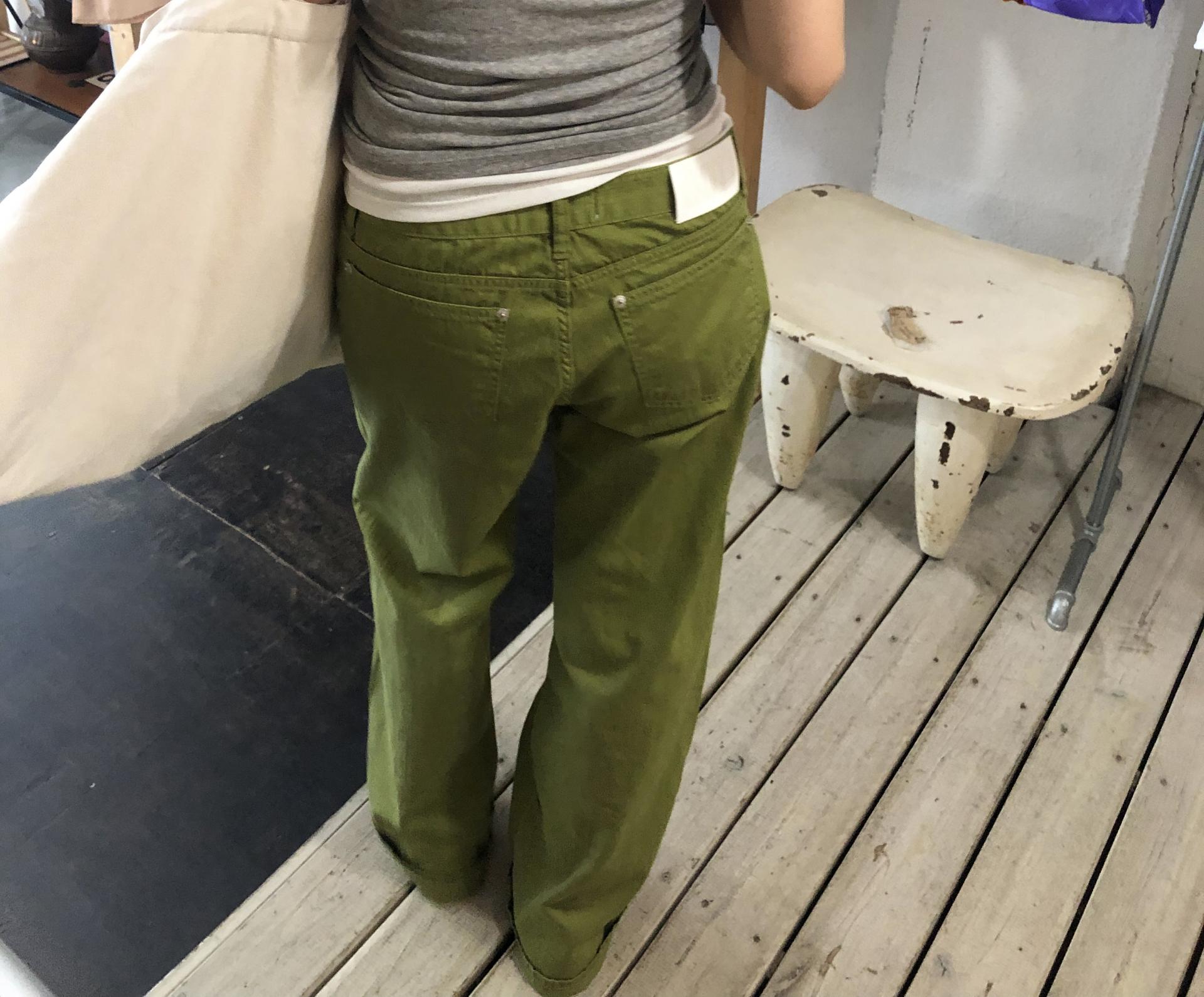 Matcha slub jean