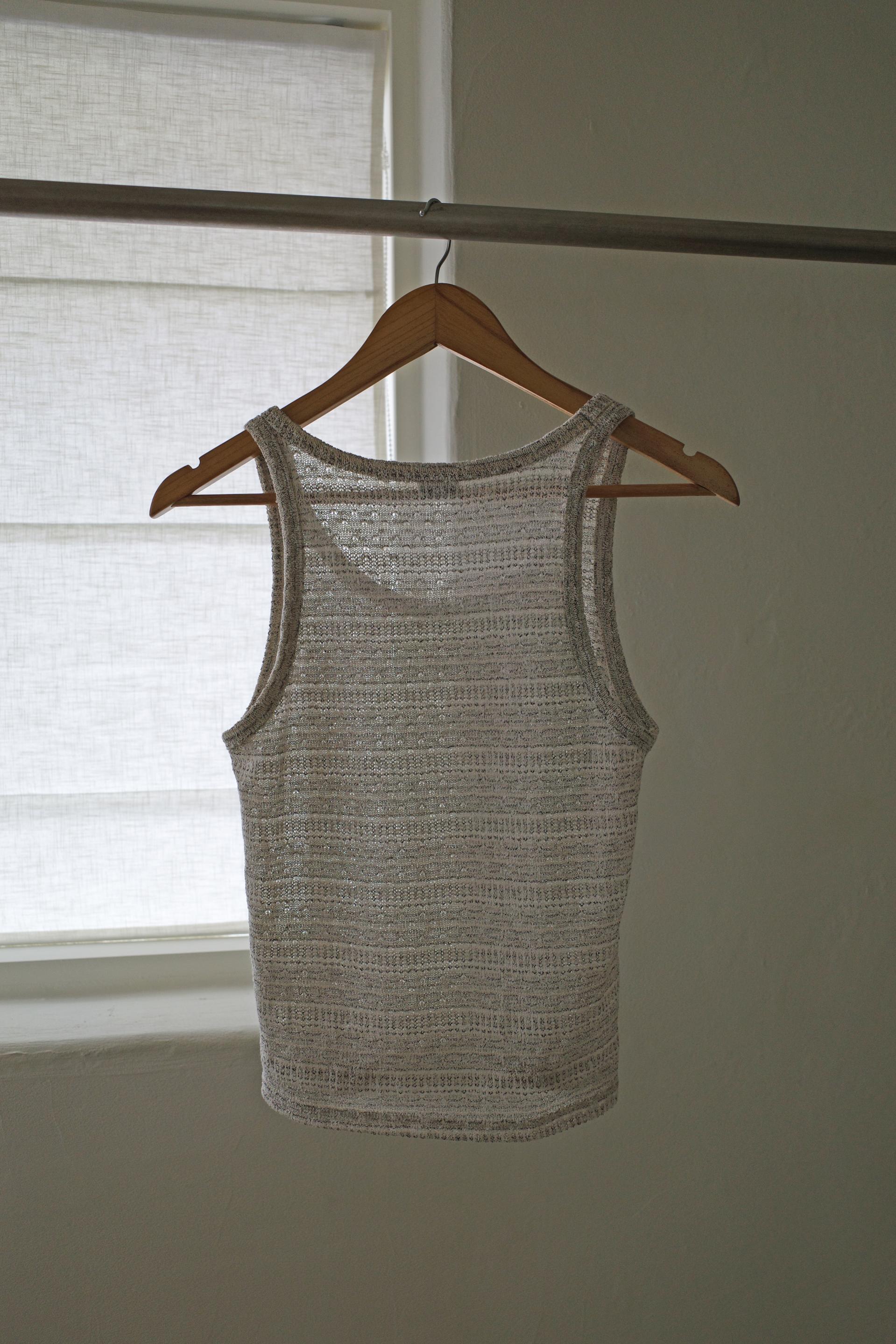Oat knit top