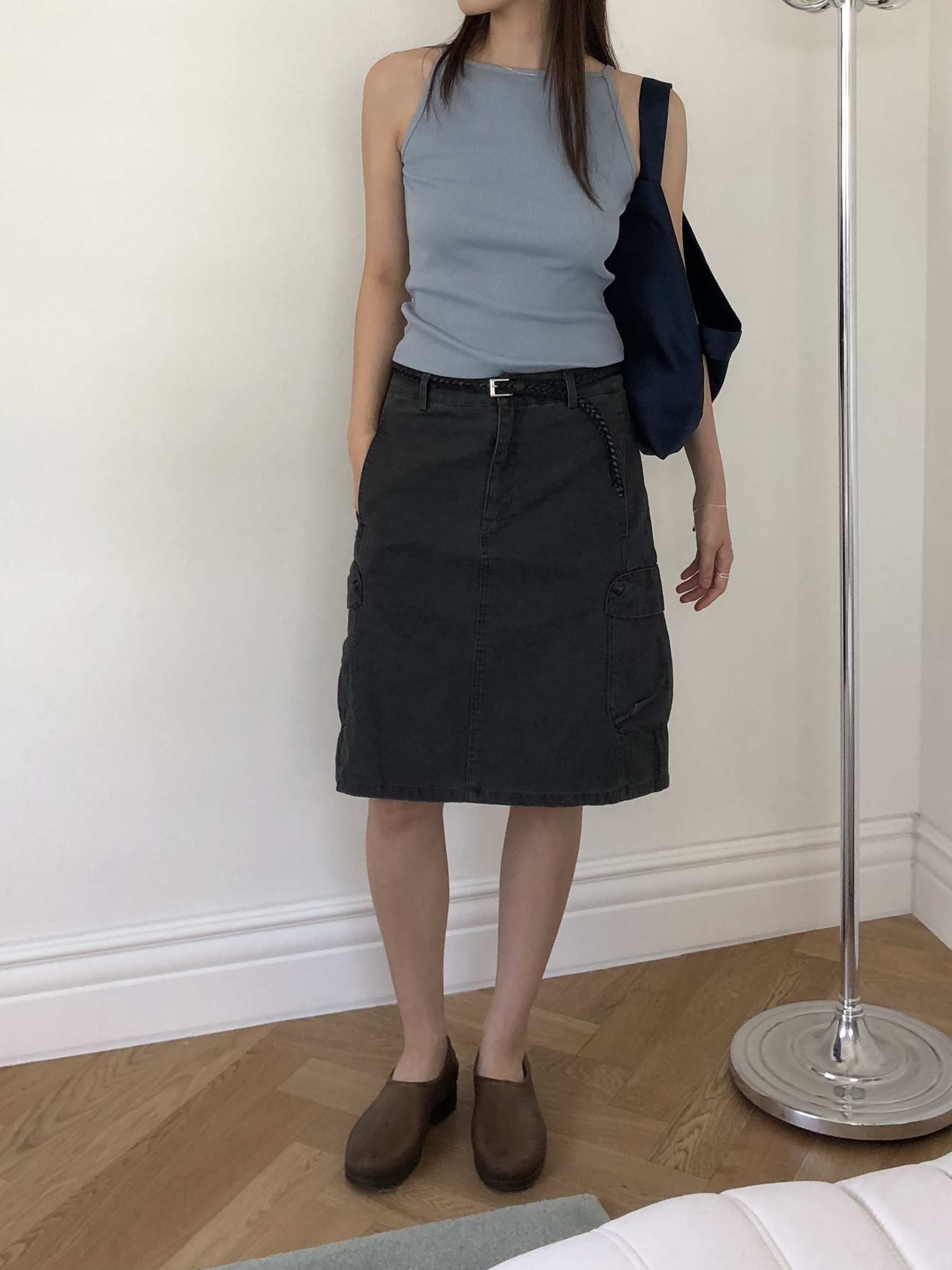 Cargo half skirt