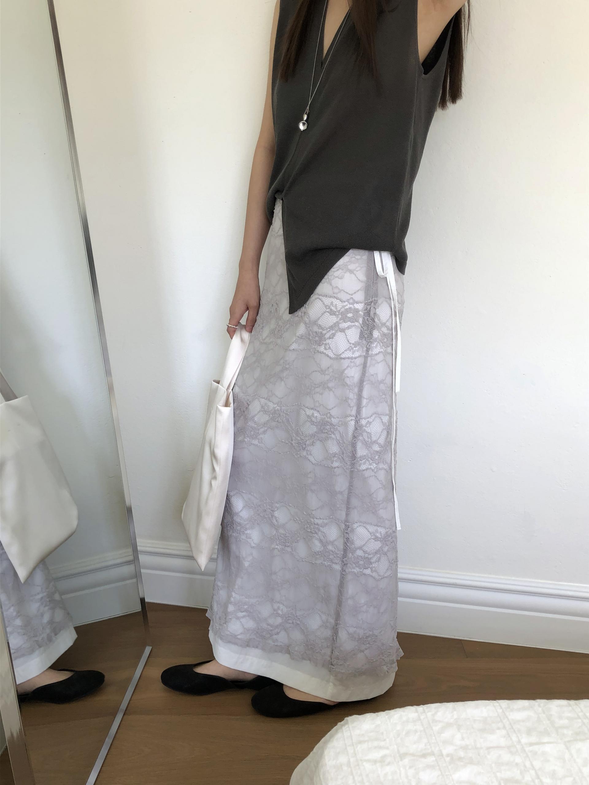 Lottie lace skirt