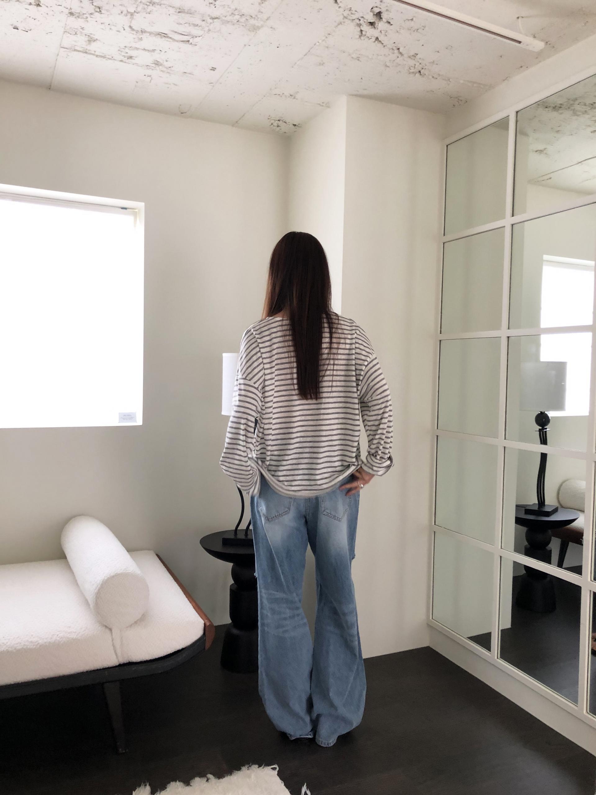 Raw overfit denim