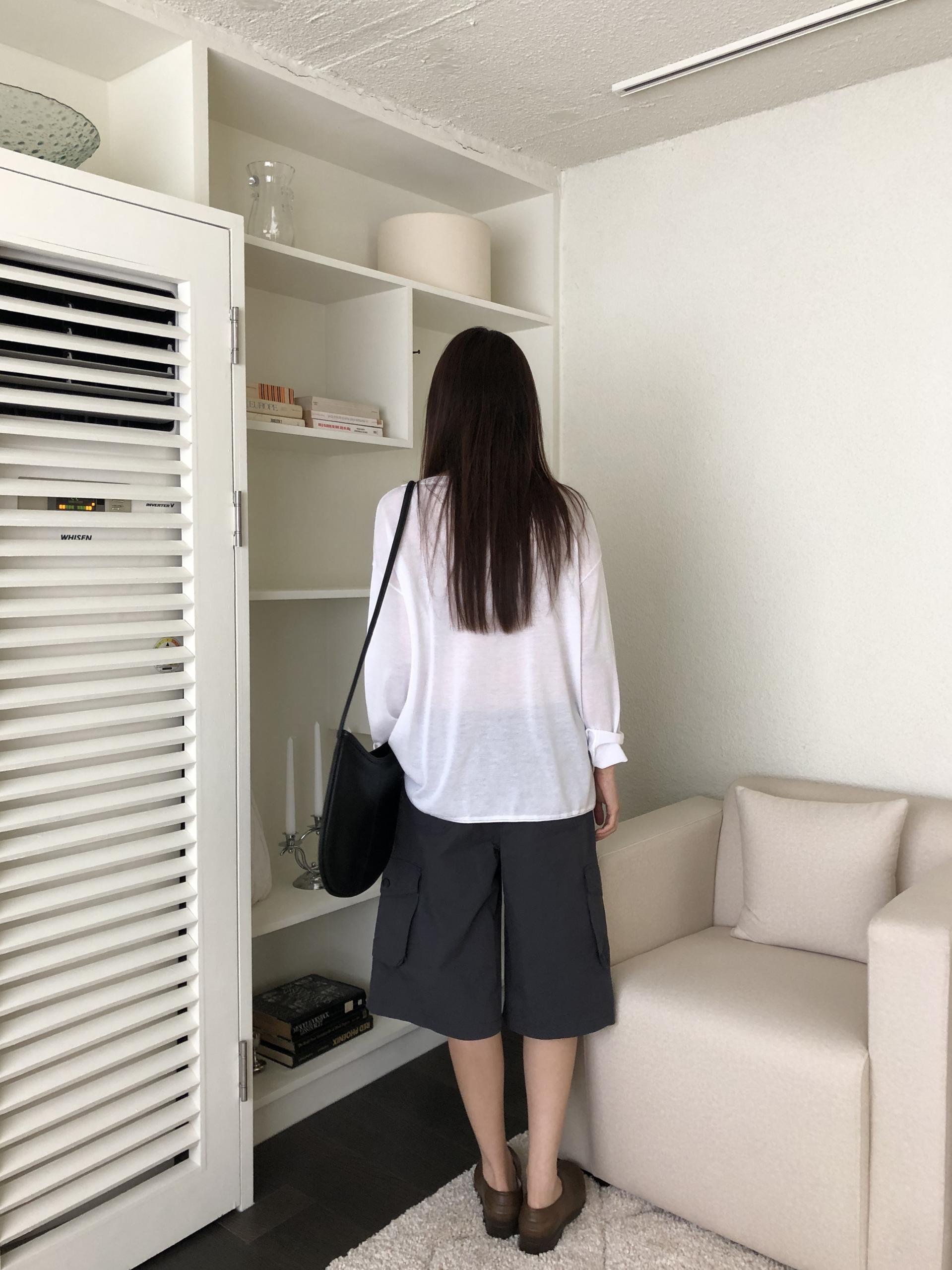 Summer button knit