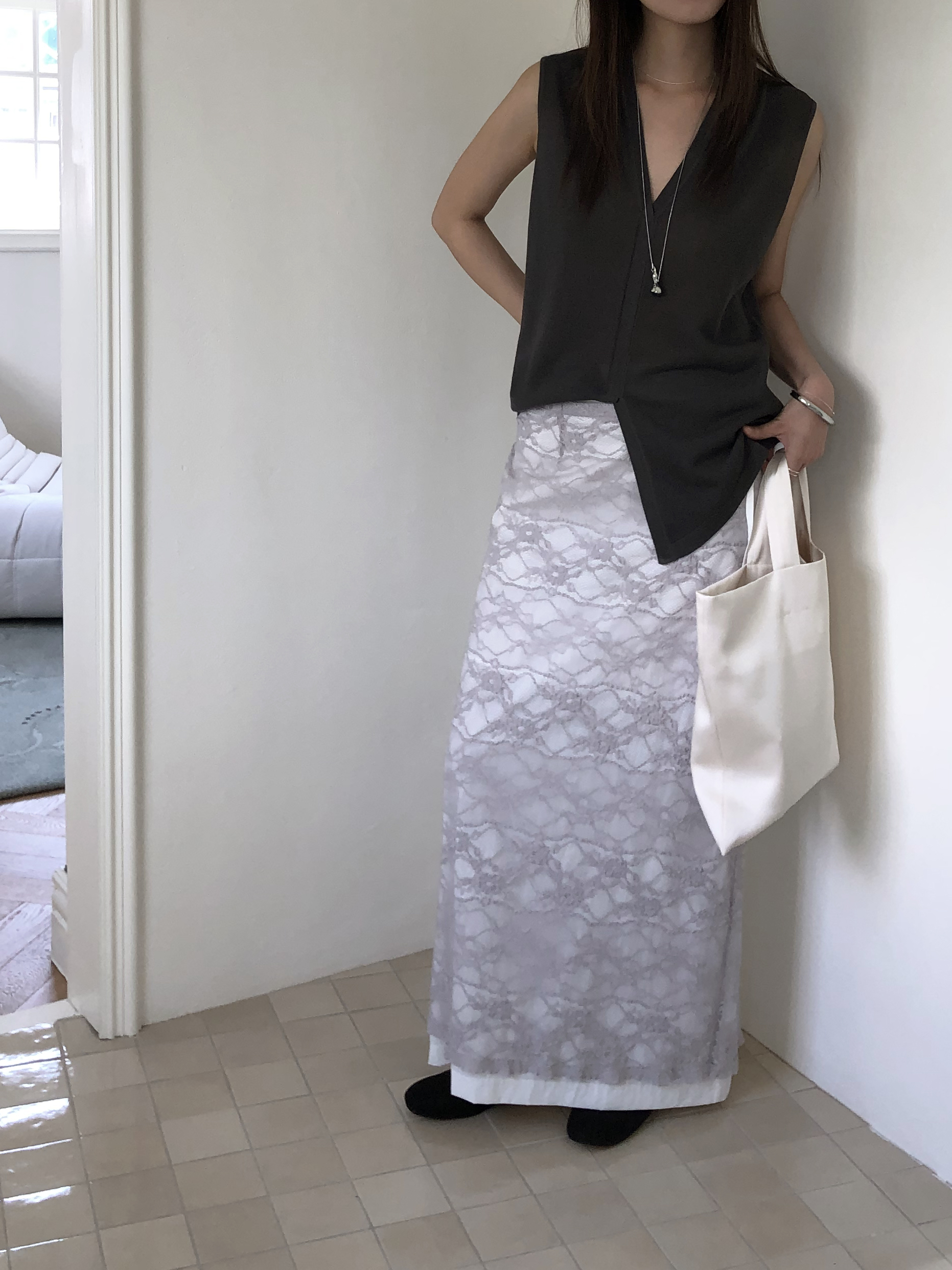 Air maxi skirt