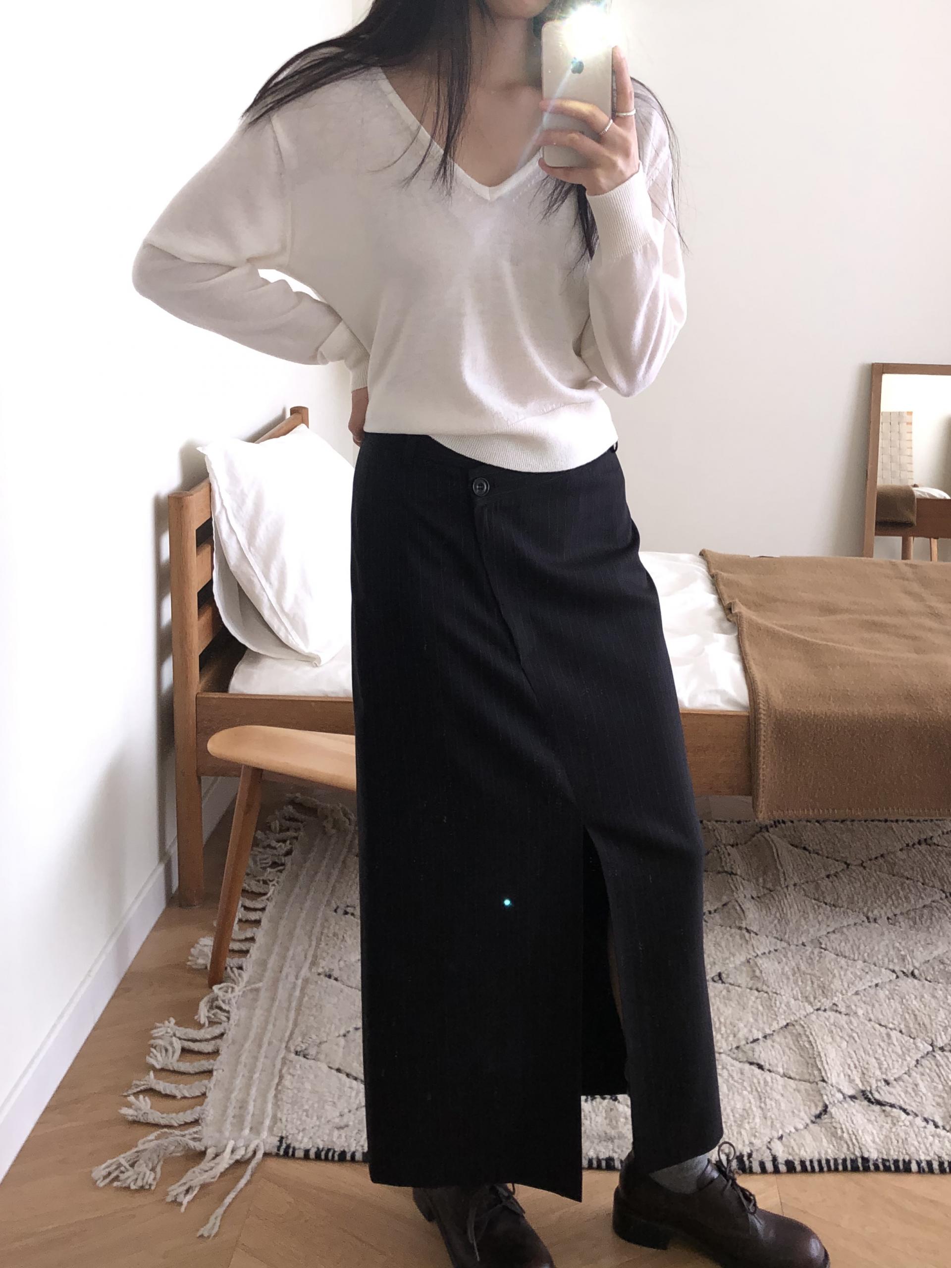 스트라이프 롱 스커트 (2 colors) 상세 이미지 41