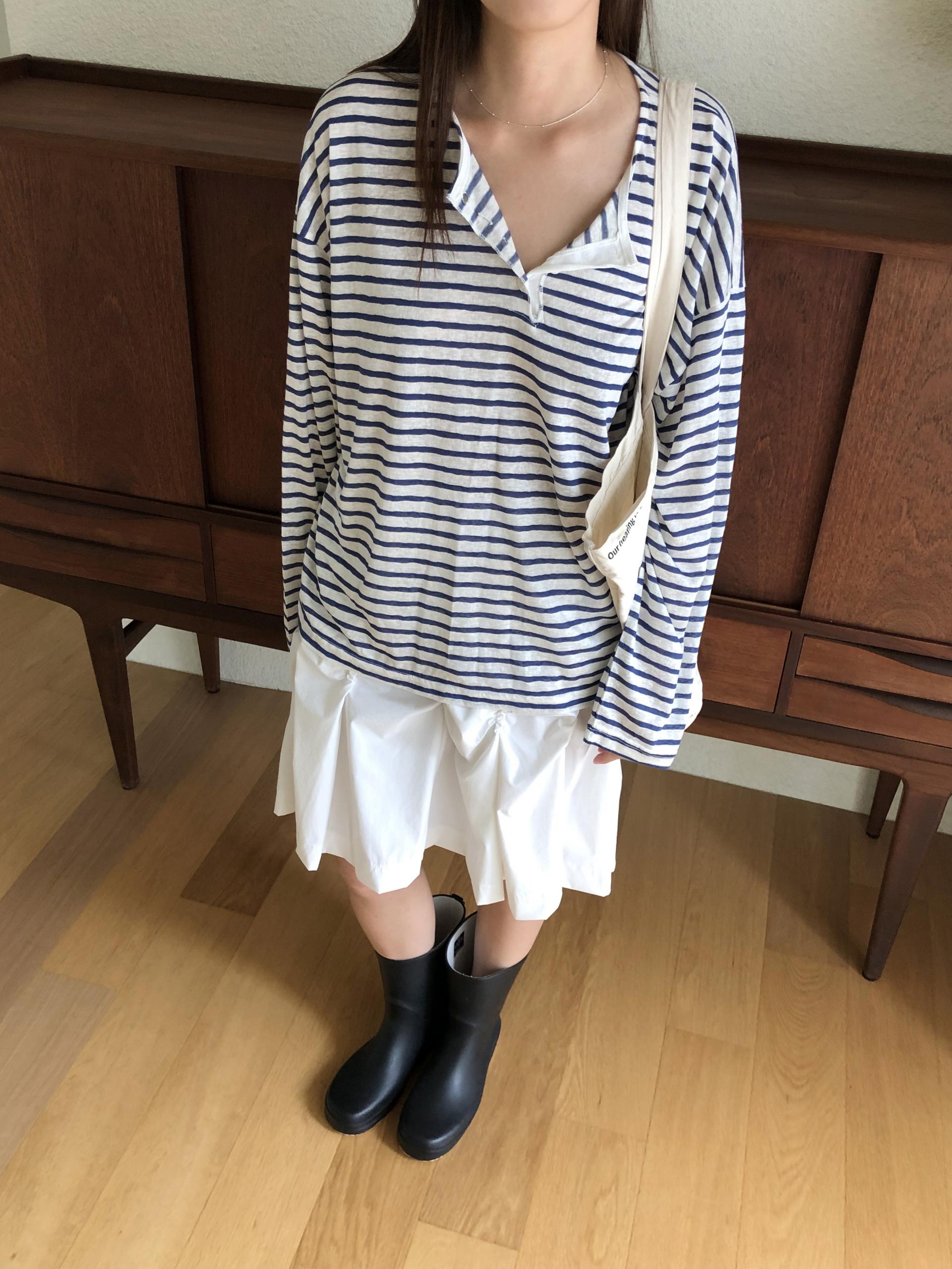Loose stripe T