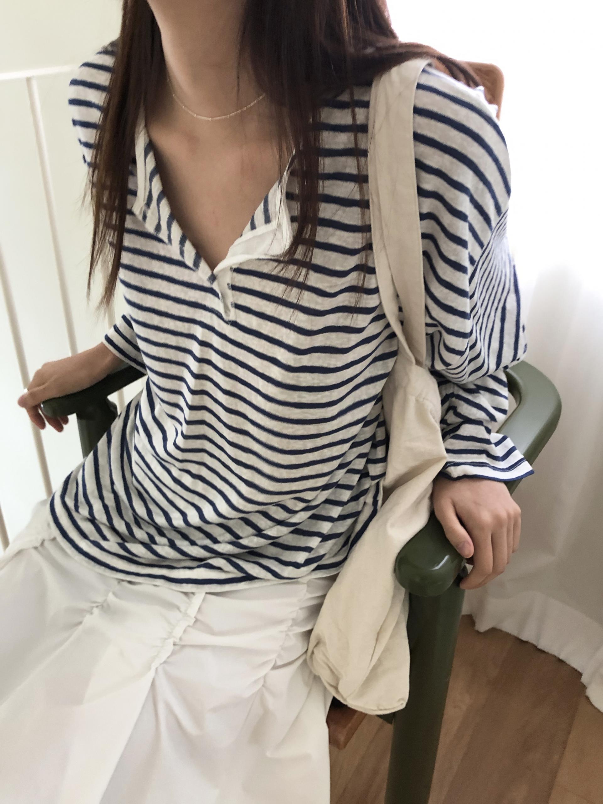 Loose stripe T