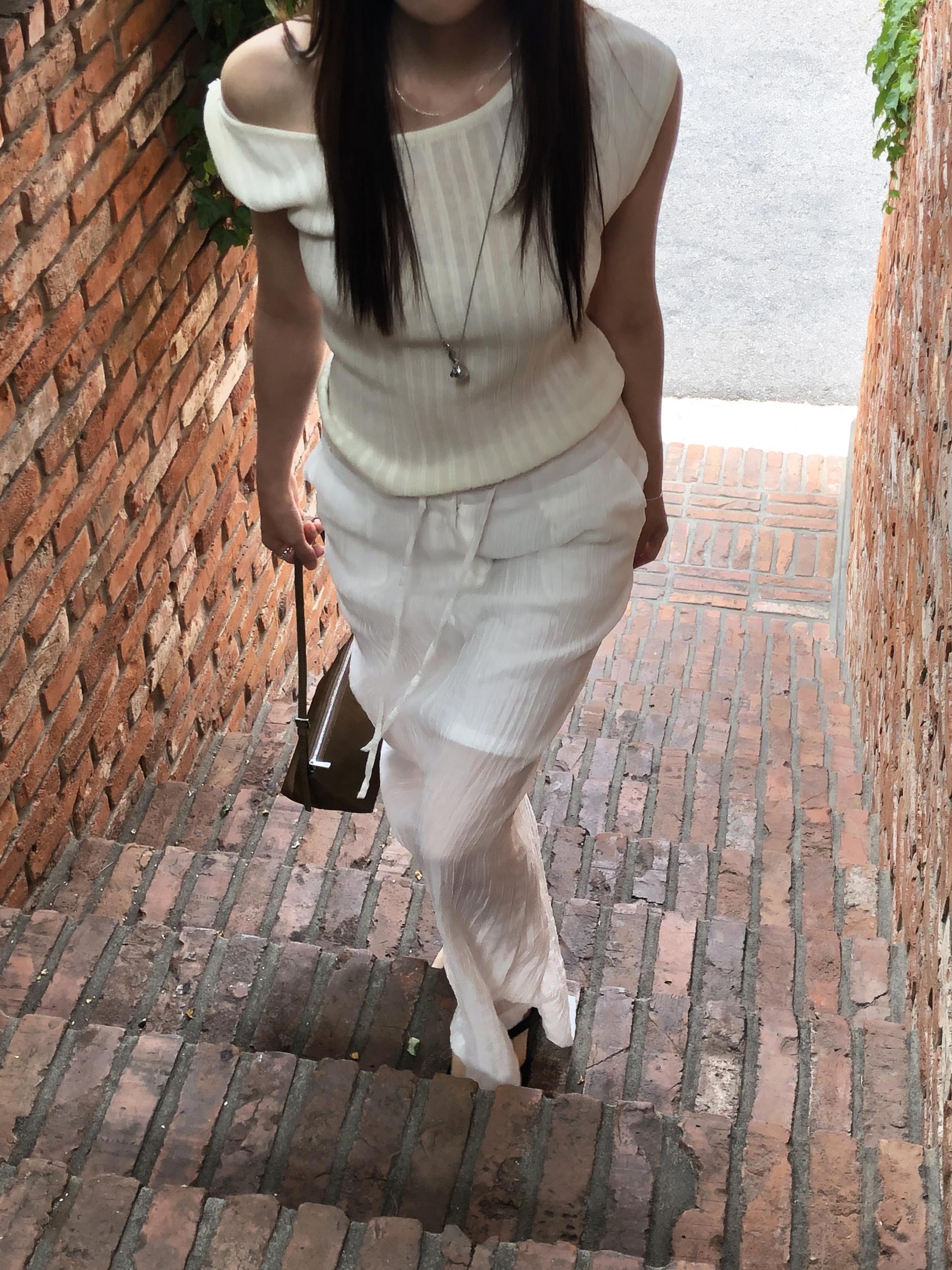 Veil wrinkle skirt