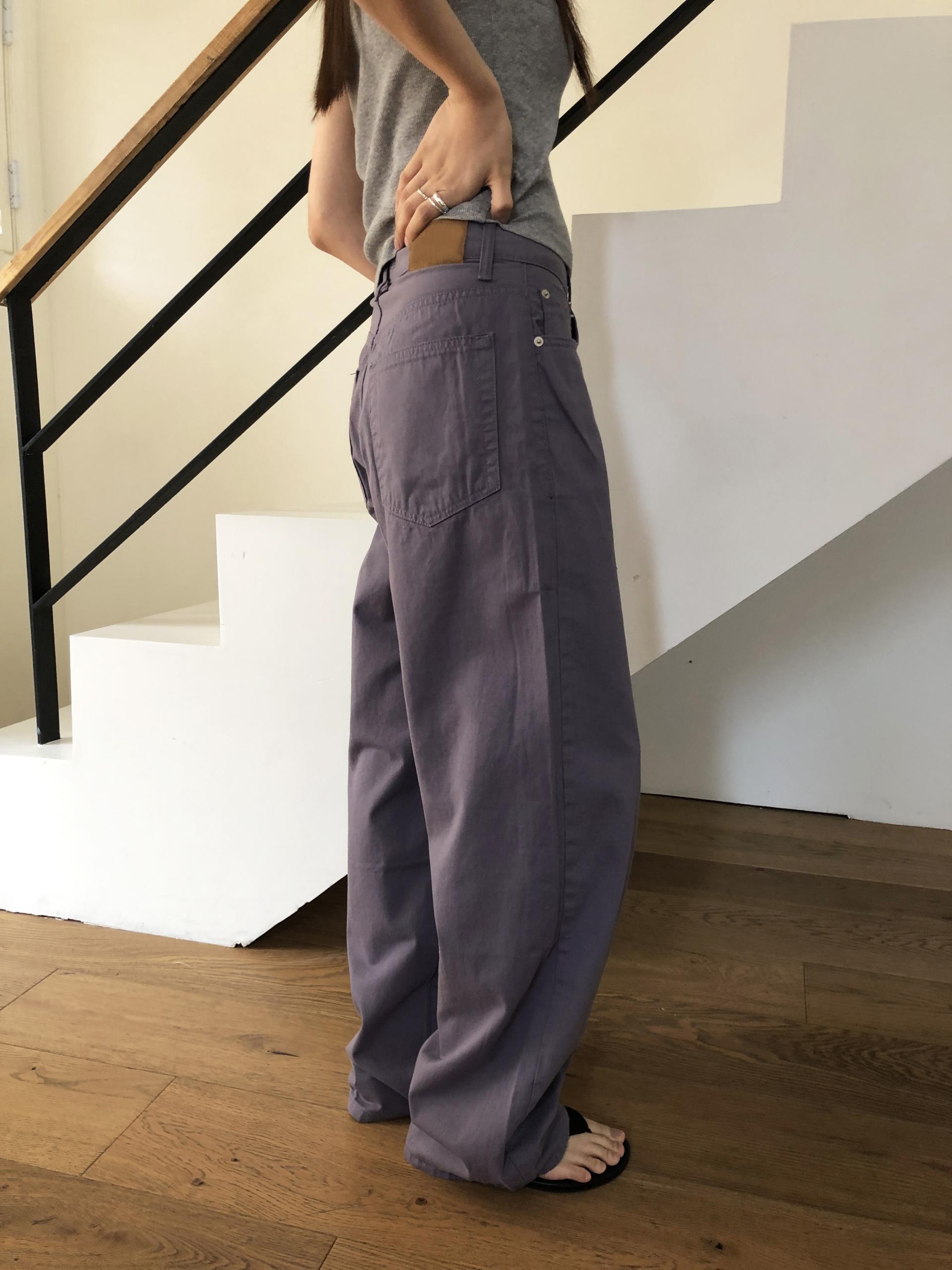 Log cotton denim