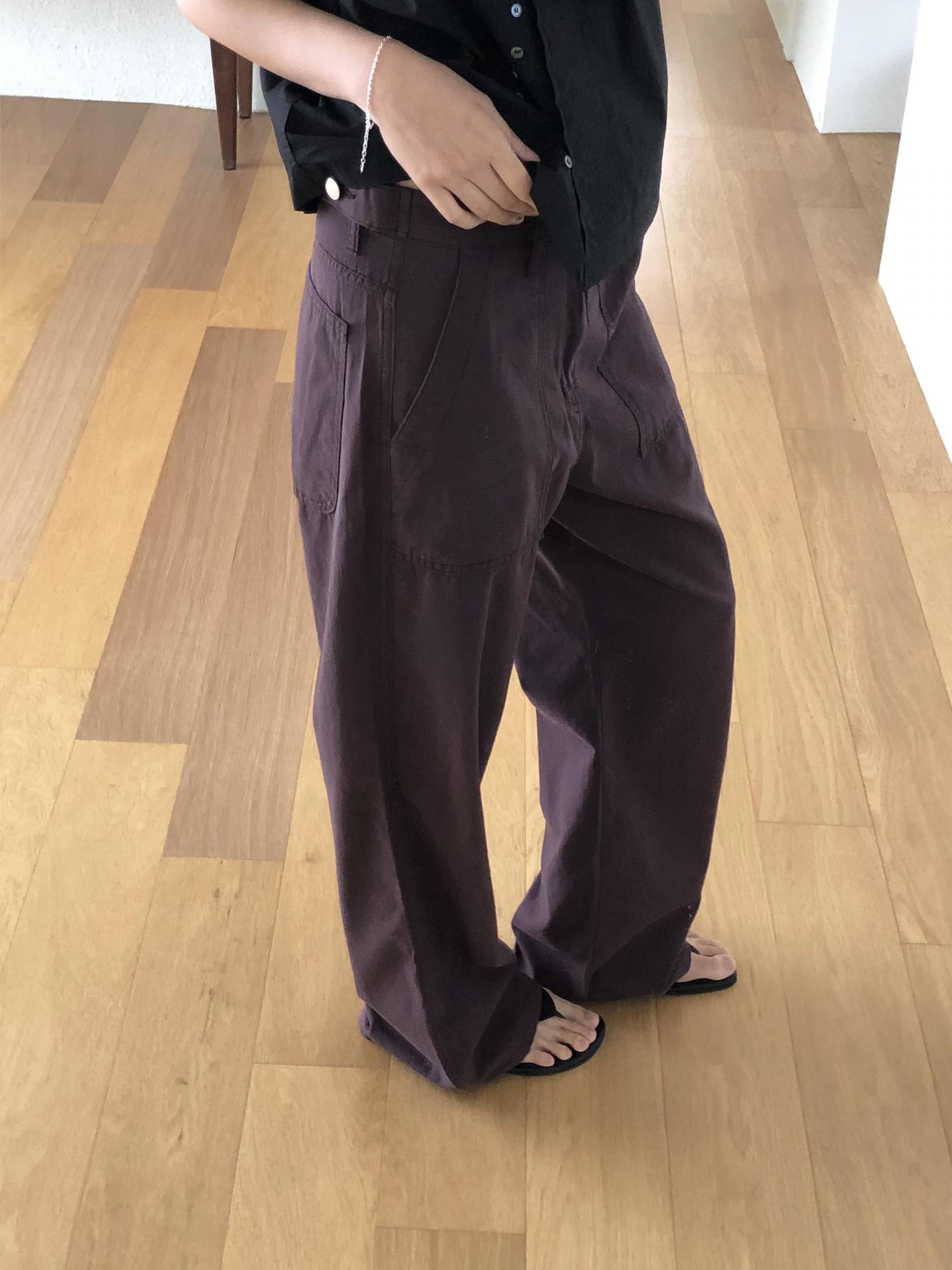 Mode buckle pants