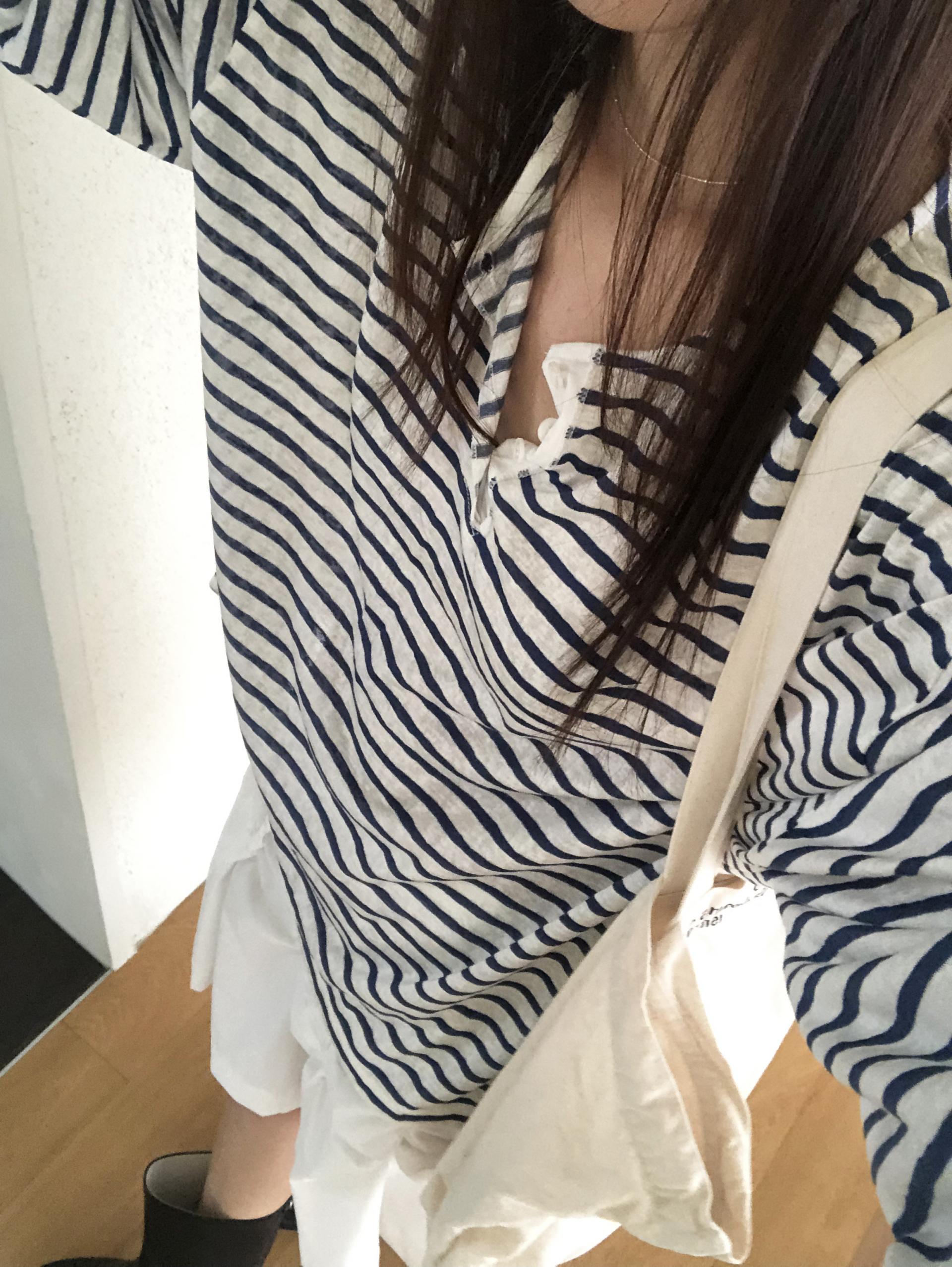 Loose stripe T
