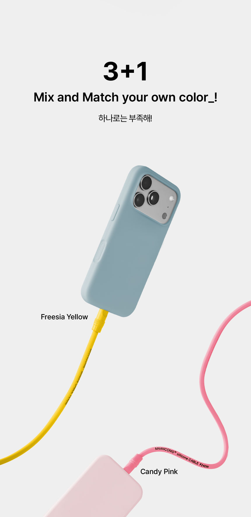 Boodle Silicone Charging Cable CtoC