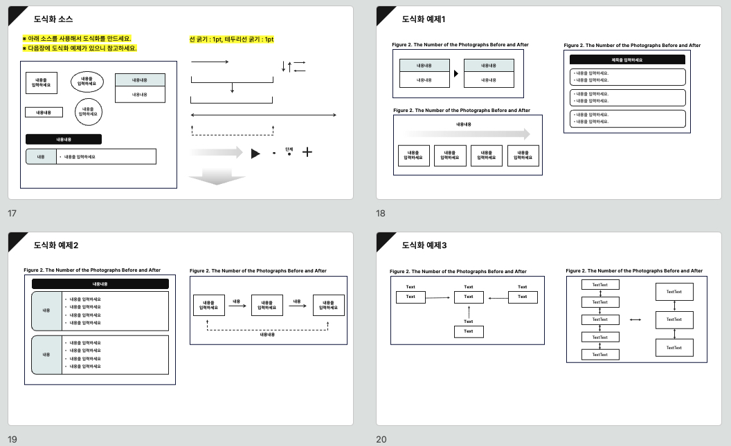 논문 발표 PPT 템플릿 50매 (+컴포넌트소스 별도제공)