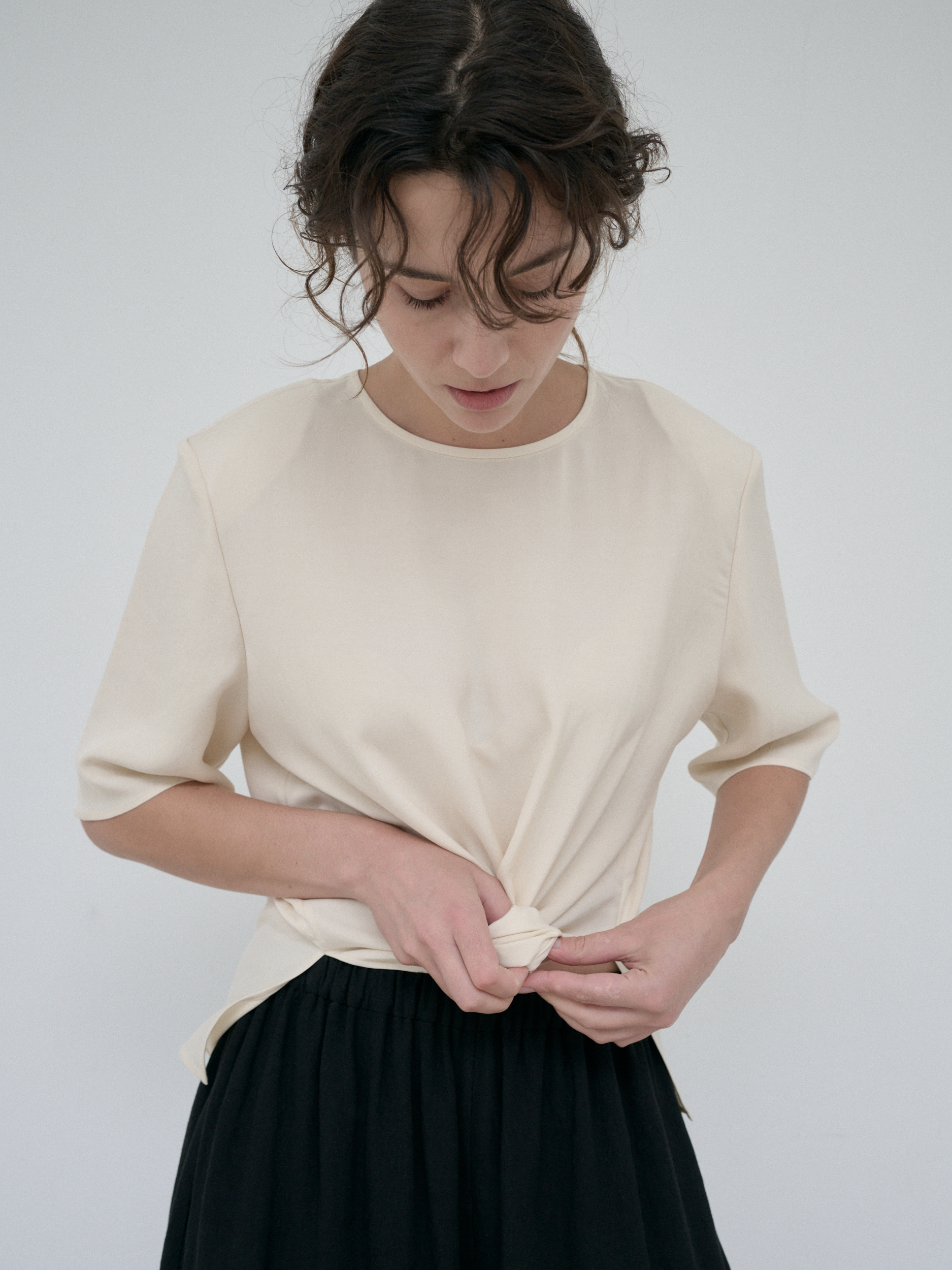 Pads Blouse · Cream