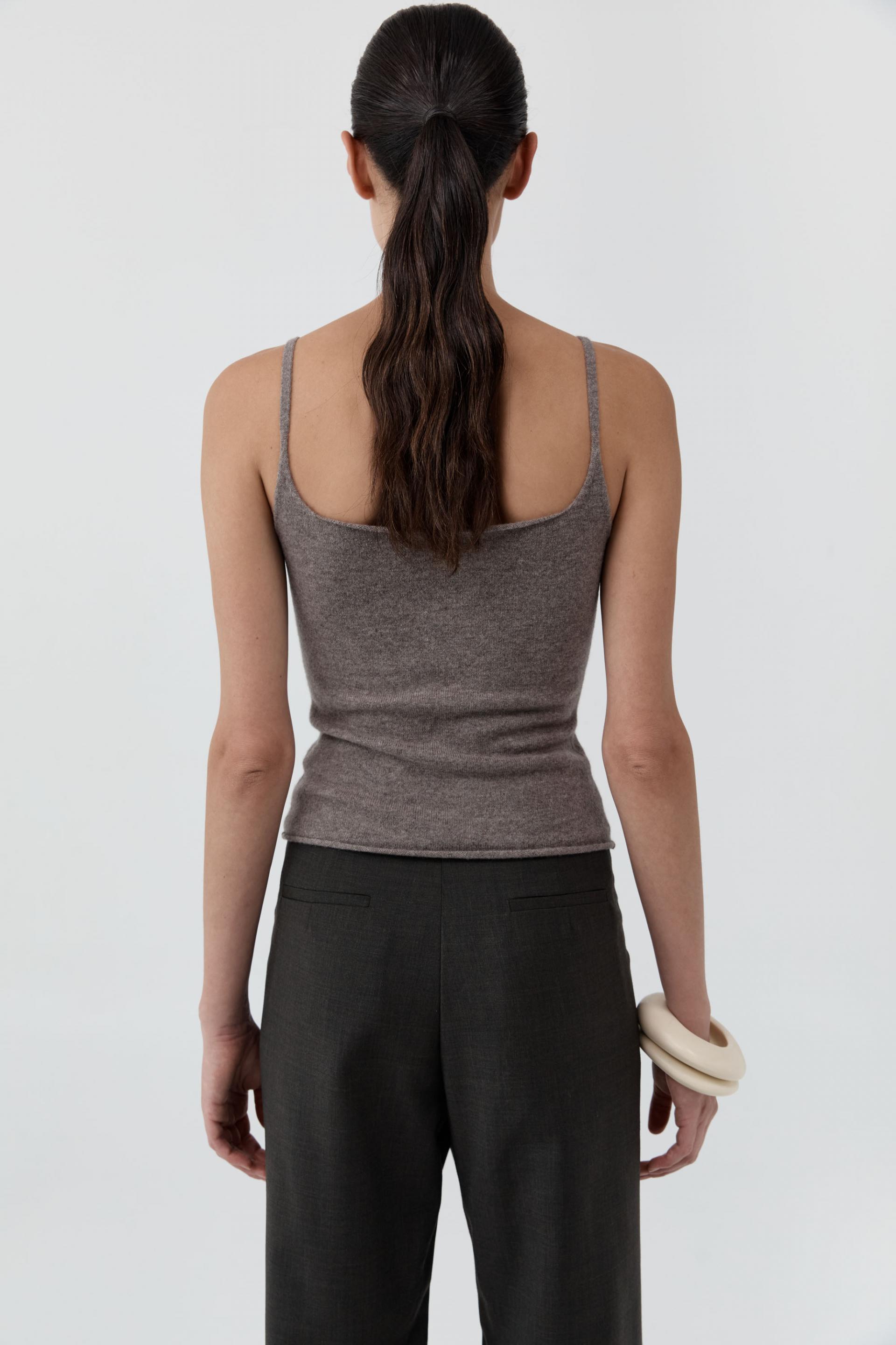 Merino Wool Slim Tank · Vapor