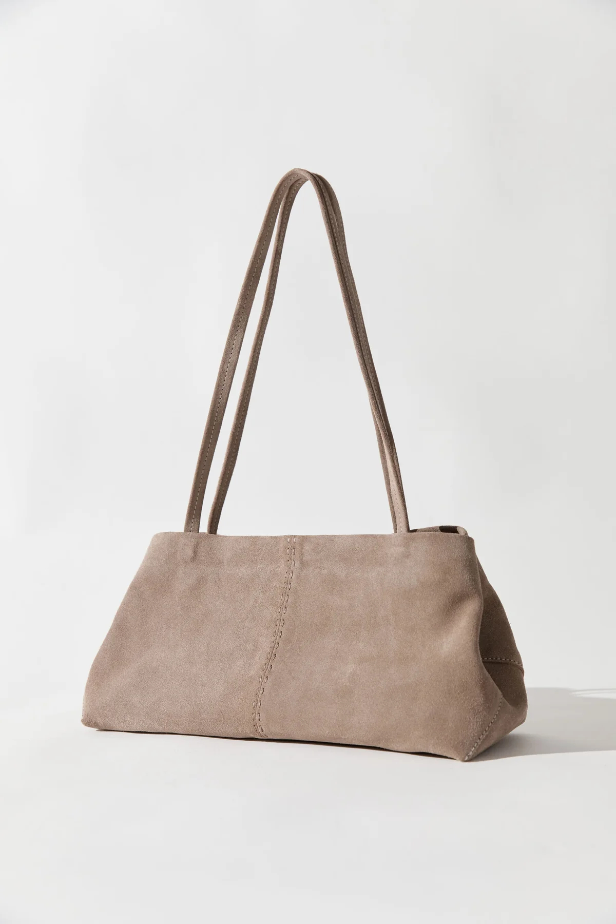 Suede Origami Tote ·Almond