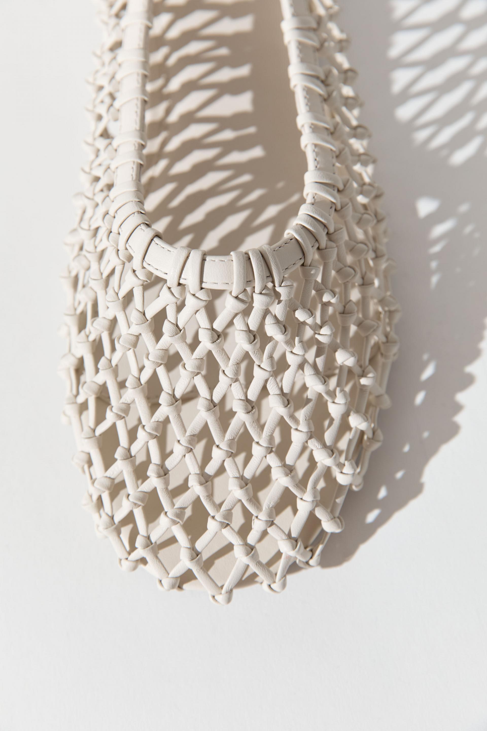 Woven Ballerina Flat · Off White